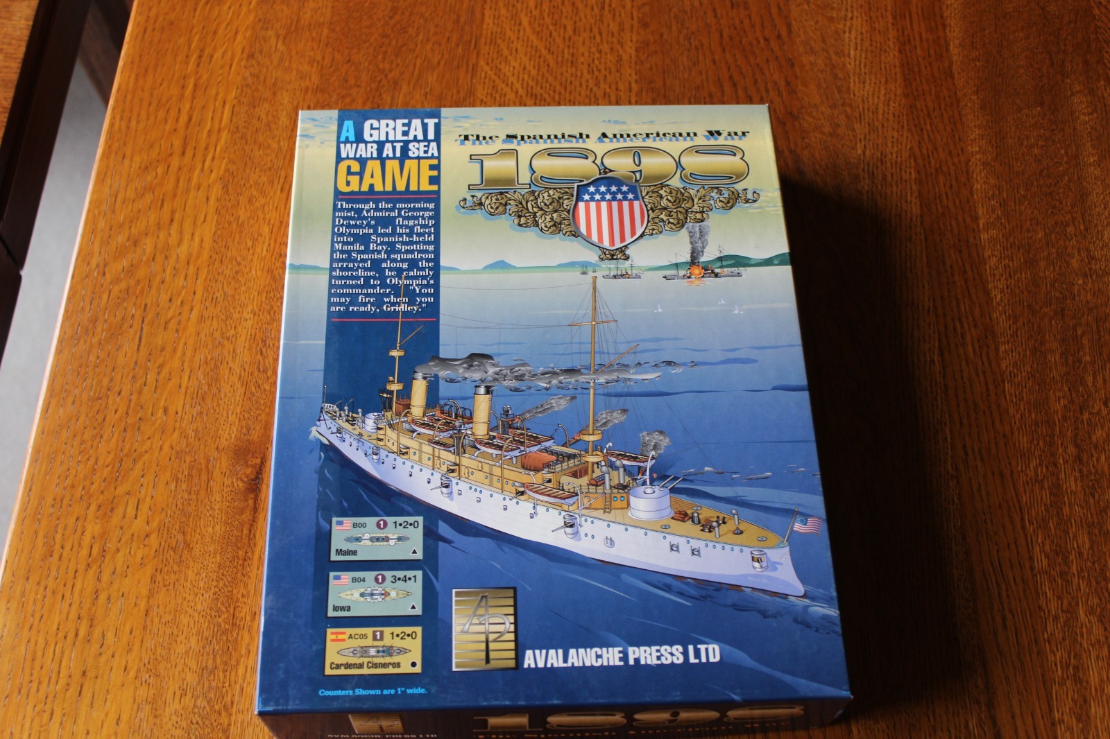 Great War at Sea 1898, The Spanish American War Avalanche Press UNPUNCHED
