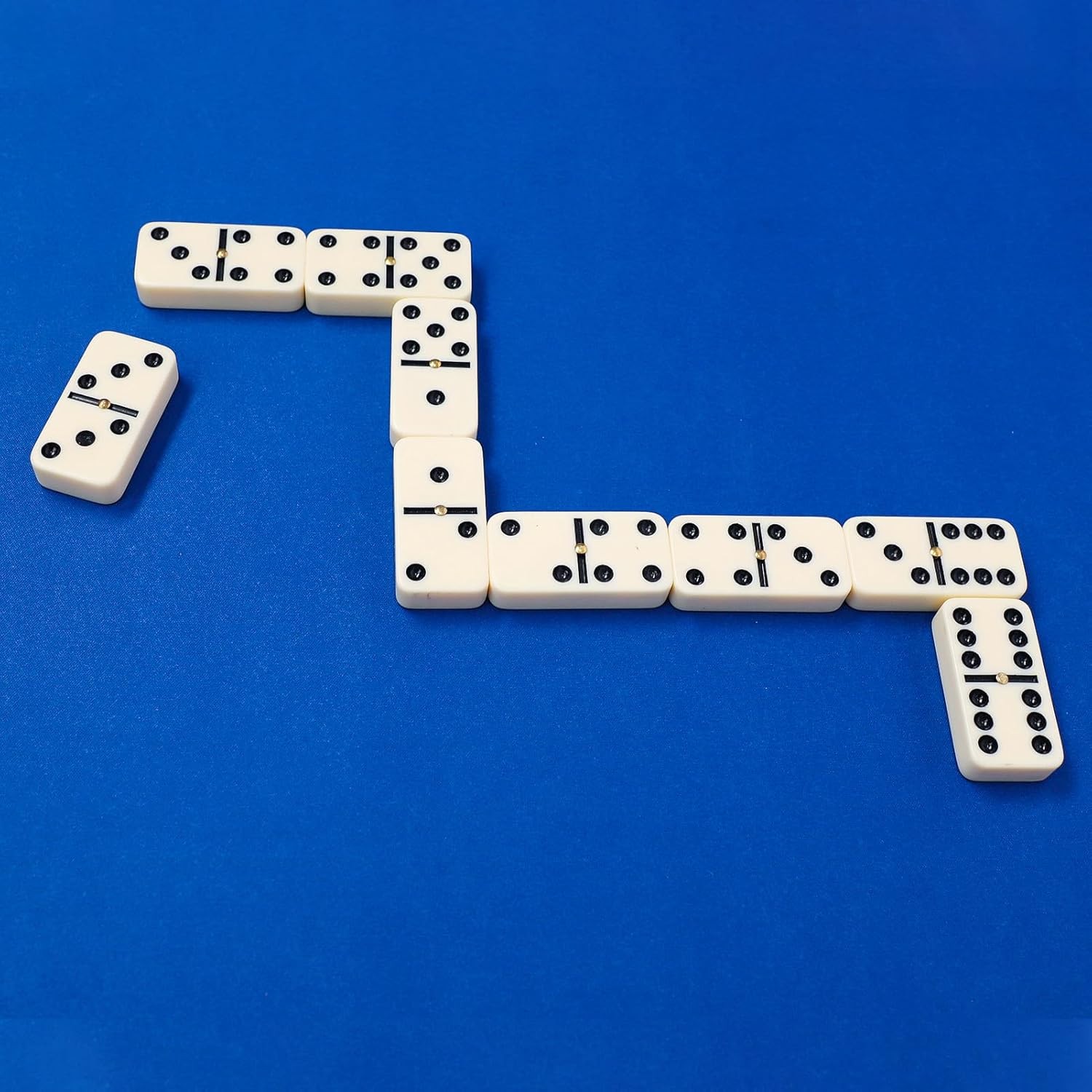 Large Mahjong Mat W/ Black Carrying Bag Blue,31.5 inches Anti Slip & Noise New