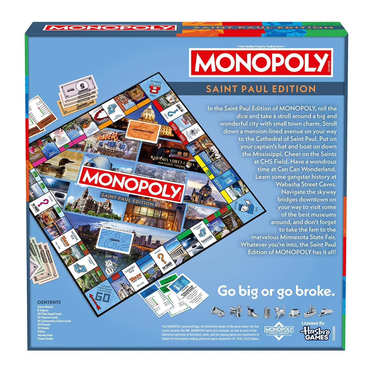 Saint Paul, MN Monopoly Board Game