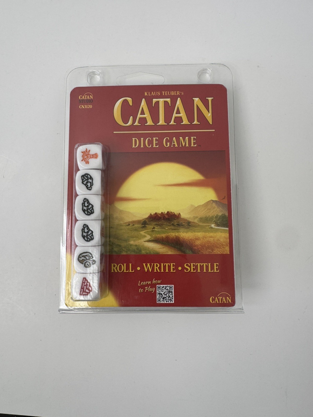 Catan Dice Game Clamshell Edition CN3120 Catan Studios Travel Family Game