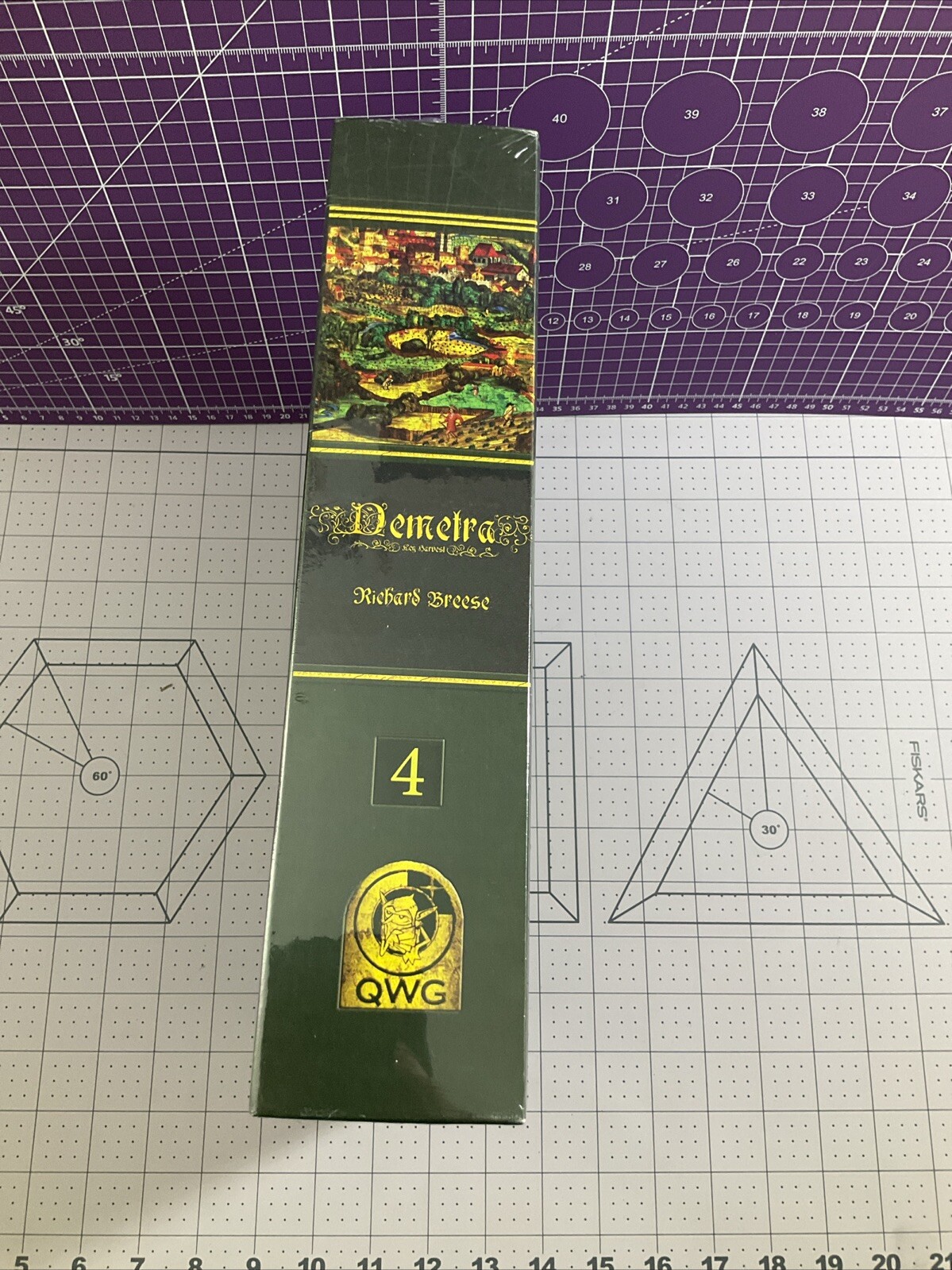 Richard Breese Demetra One Of A Kind Rare Board Game Instruction N Dutch French