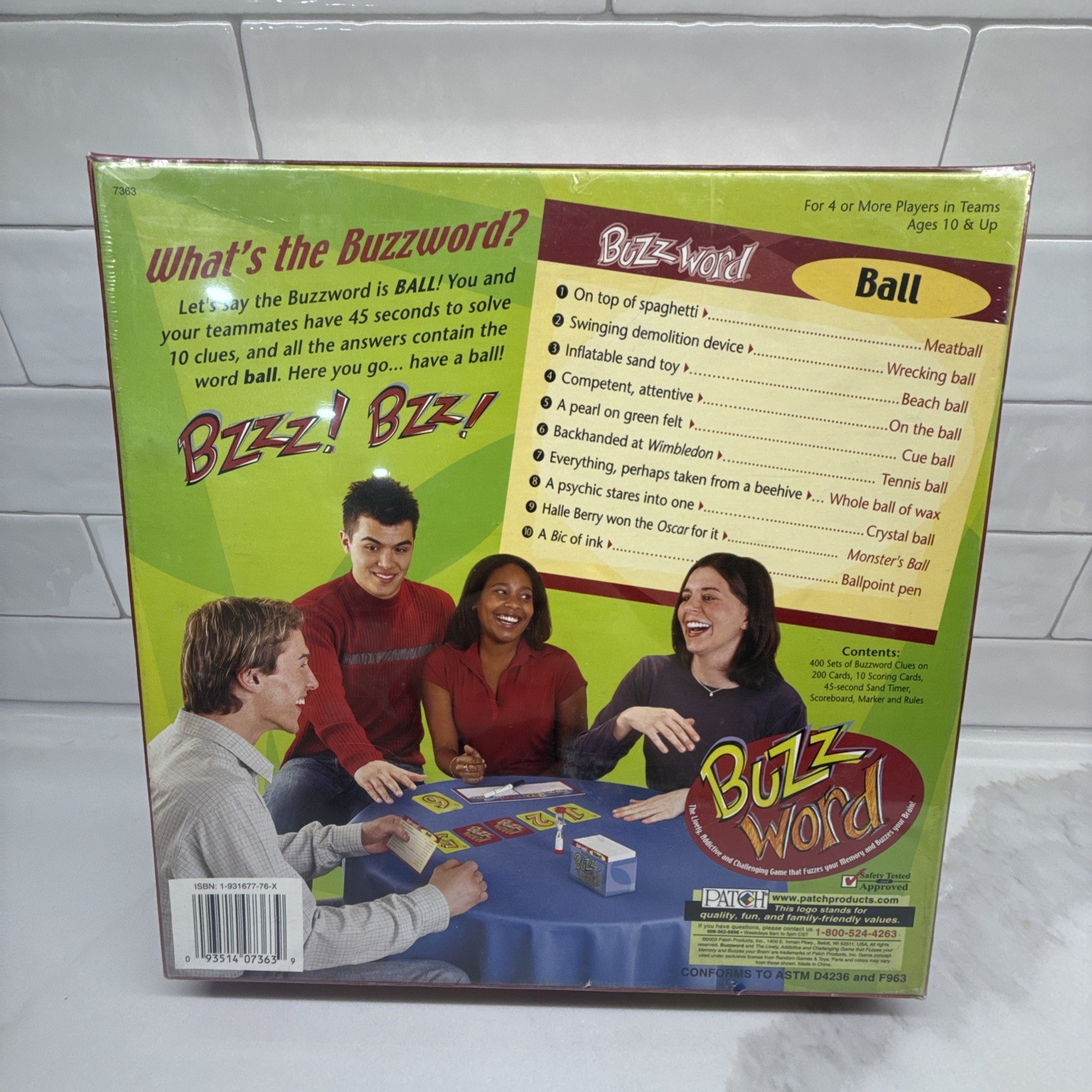 Buzz Word Game by Patch #7363 – Sealed Vintage 2003 NEW SEALED