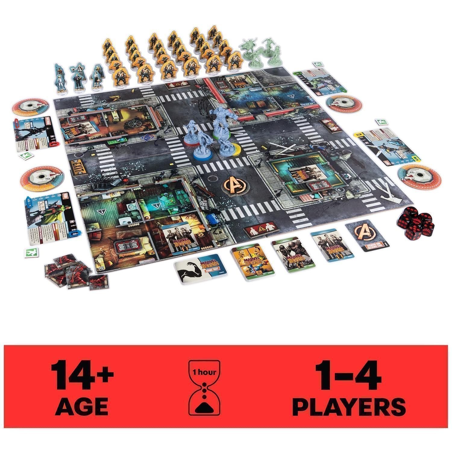 Marvel Zombies: Heroes’ Resistance Board Game Spin Master 1-4 Players 14+