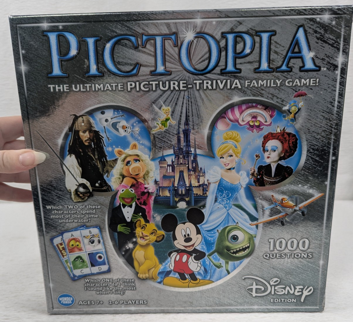 Pictopia Picture Trivia Disney Edition Board Game2-6 Players Age7+