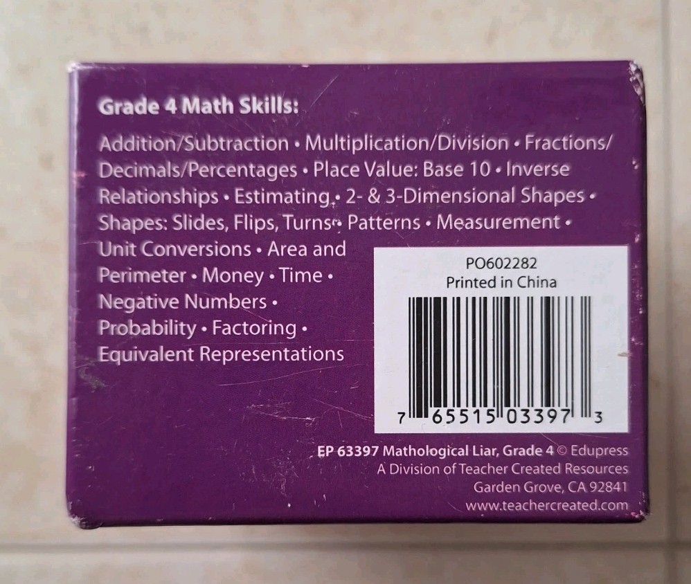 Mathological Liar A Math Whodunit Game Grade 4 Problem Solving Educational Cards