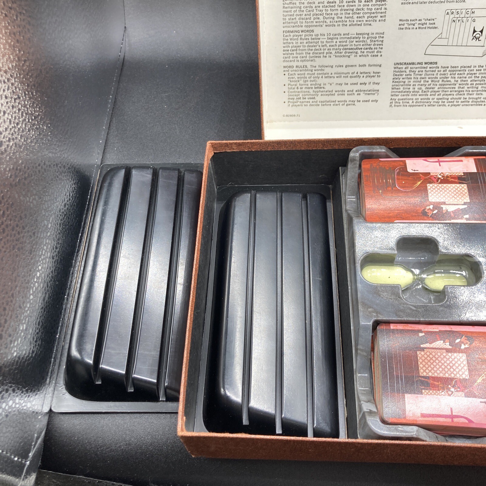 Vintage 1971 FOIL 3M Bookshelf Game of Words and Wits – Complete! Game Night