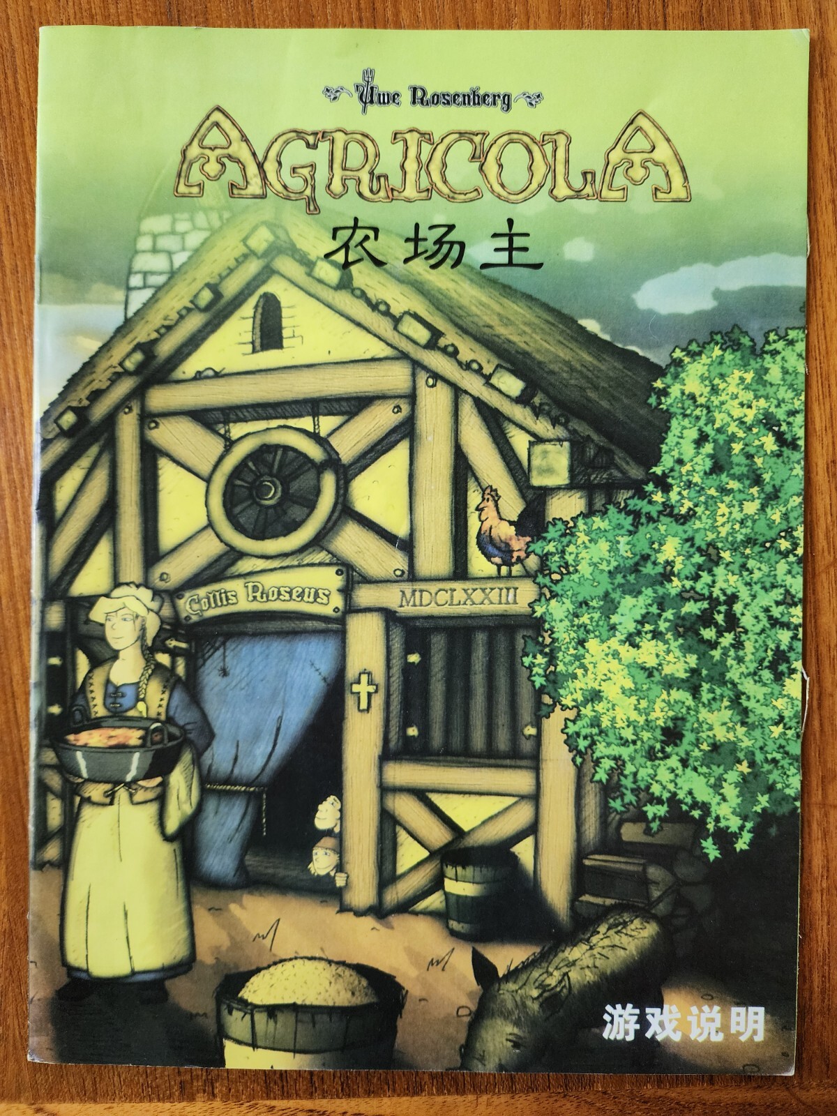 Agricola (Revised Edition) Chinese Edition Strategy Game Farming 12+ 1-4 players