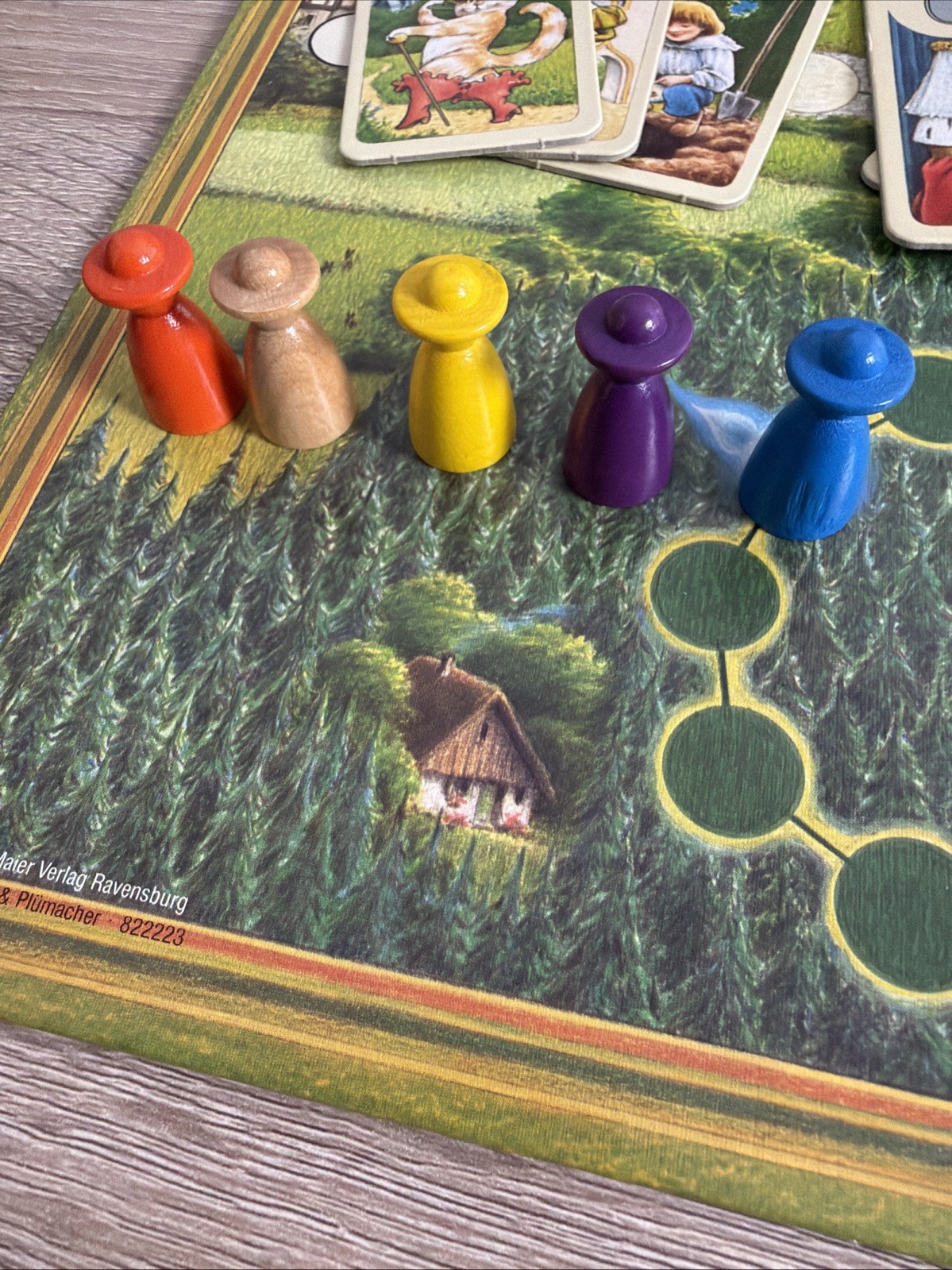 Vintage Enchanted Forest Board Game READ