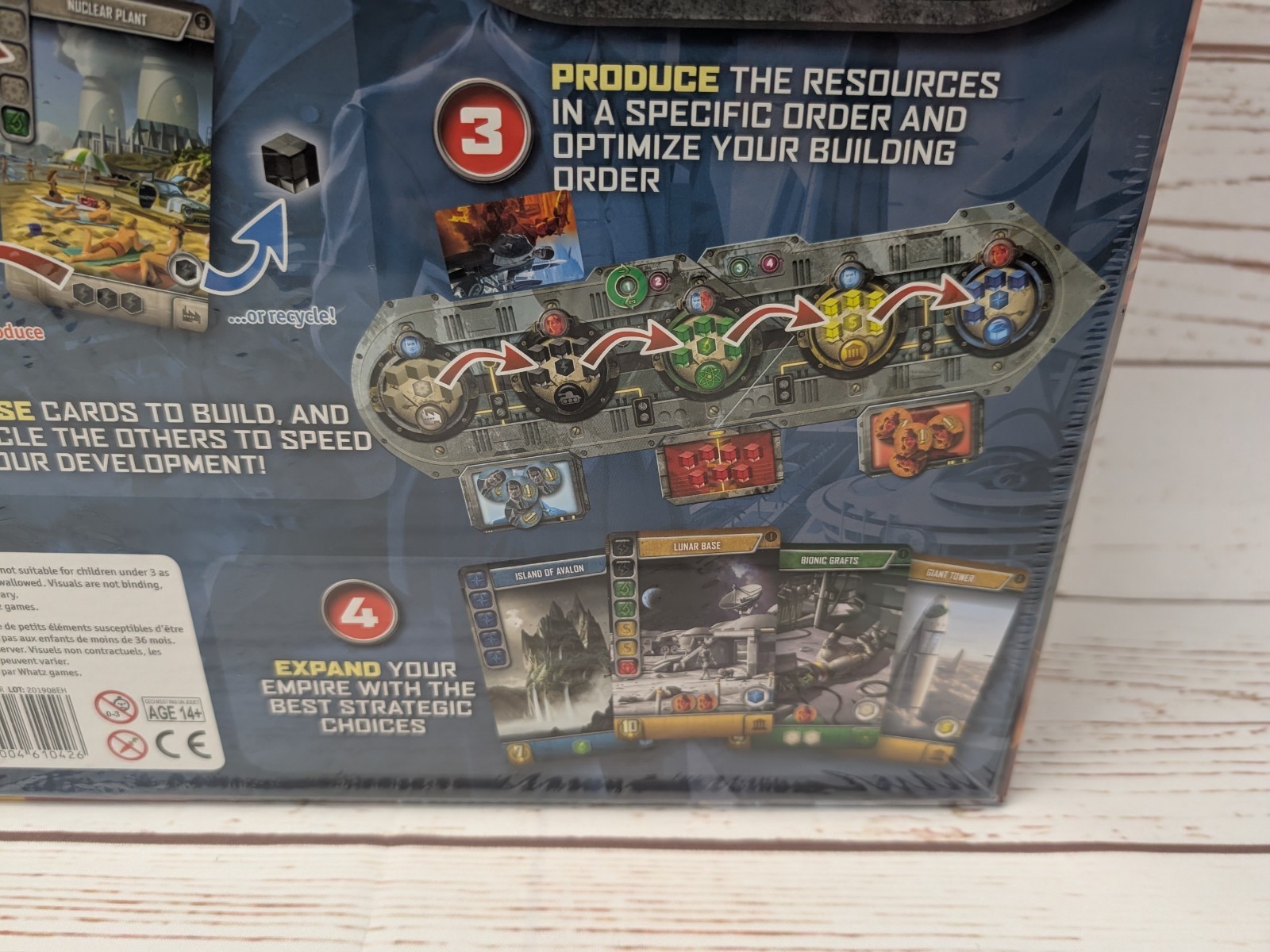 It’s a Wonderful World Board Game Kickstarter Heritage Edition NIS Dystopian