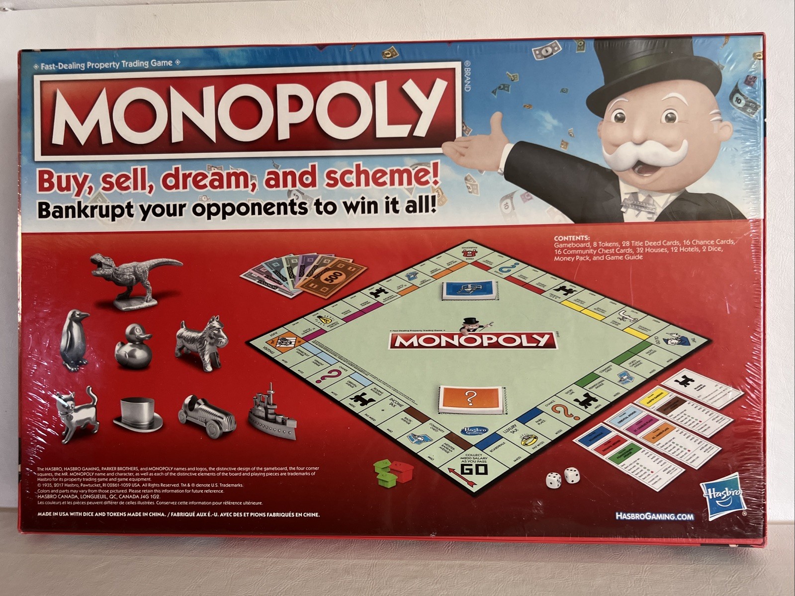 Original Monopoly Game Classic Edition Family Board Game – NEW Sealed