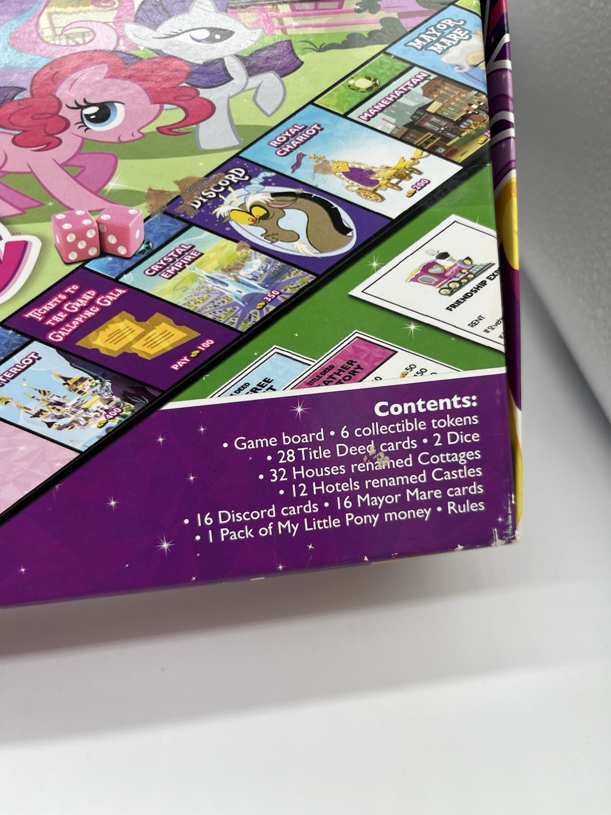 Monopoly My Little Pony Board Game 2013 COMPLETE! 6 Collectible Tokens USAopoly