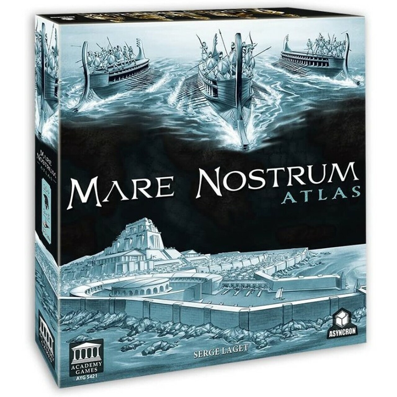 Mare Nostrum Empires Board Game by Academy Games With Atlas Expansion- Used