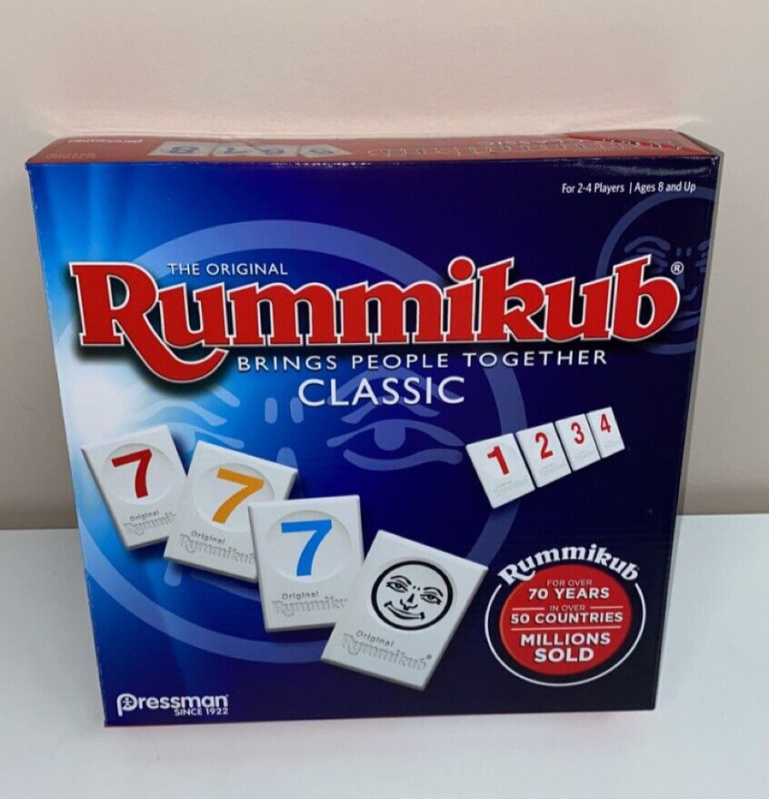 The Original Rummy Tile Game Rummikub Board Game 2 – 4 Players NEW Sealed