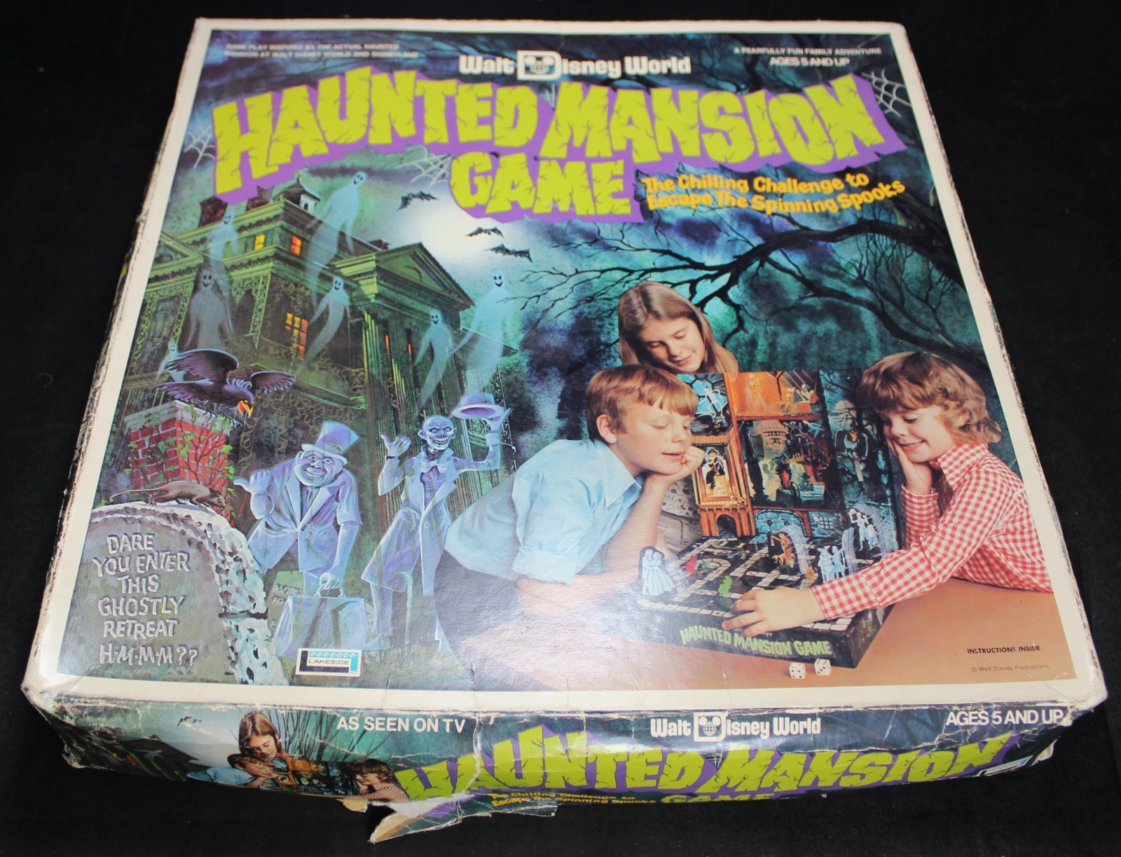 1975 Disney Haunted Mansion Board Game by Lakeside – Incomplete – Vintage