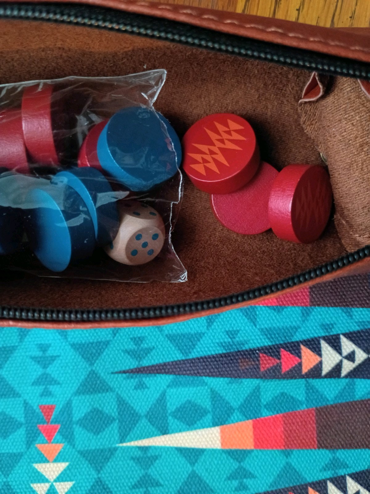 Pendleton Travel Backgammon Roll Up Set Game Pieces Pack w/ straps Complete