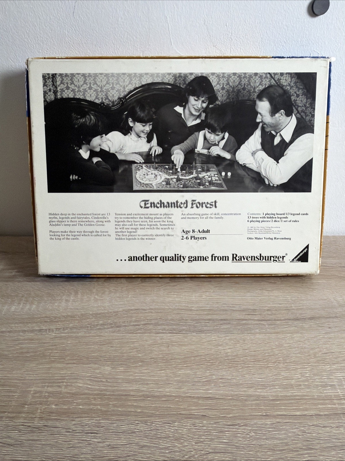 Vintage Enchanted Forest Board Game READ