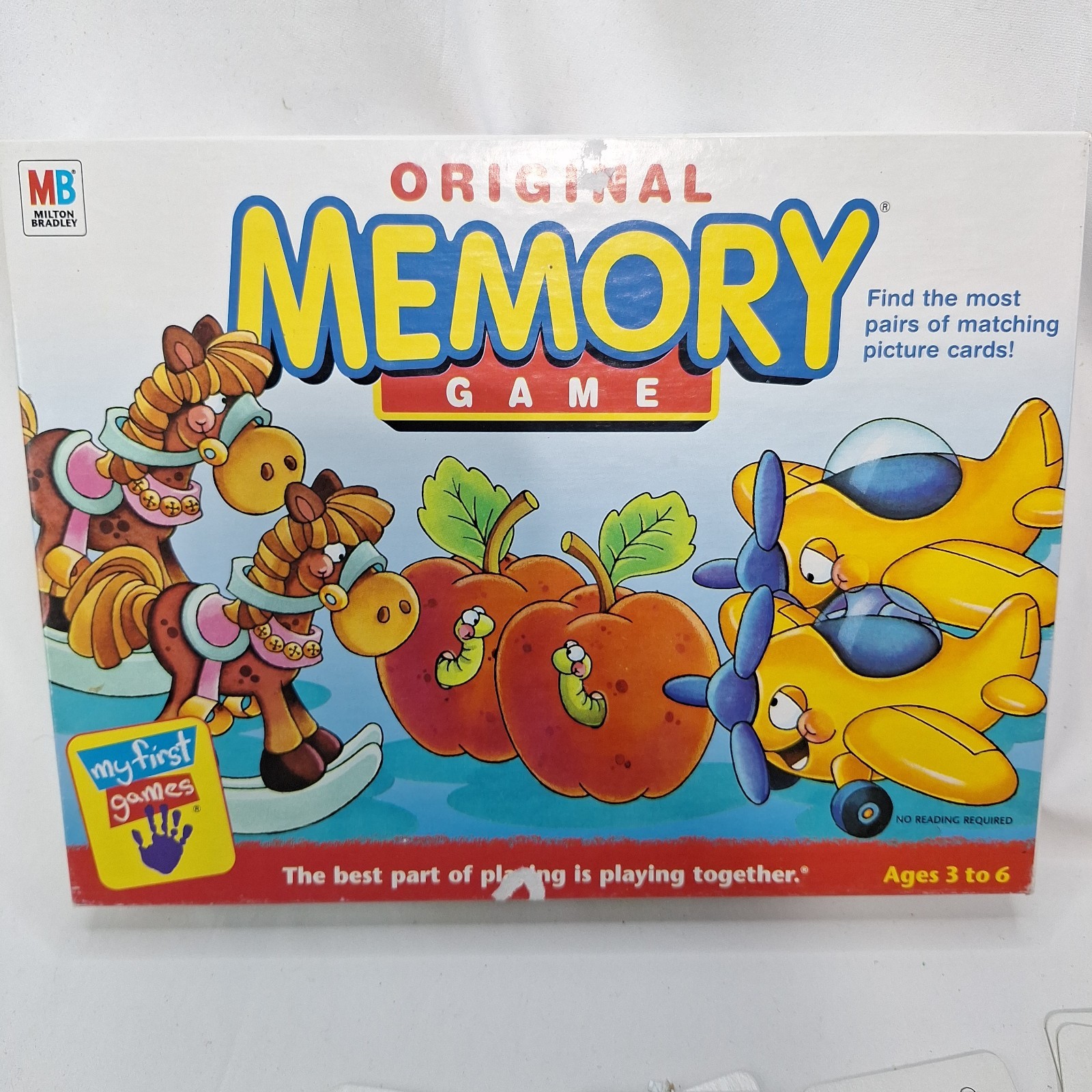 Vintage Original Memory Matching Game 2001 Milton Bradley *INCOMPLETE * 33 of 36