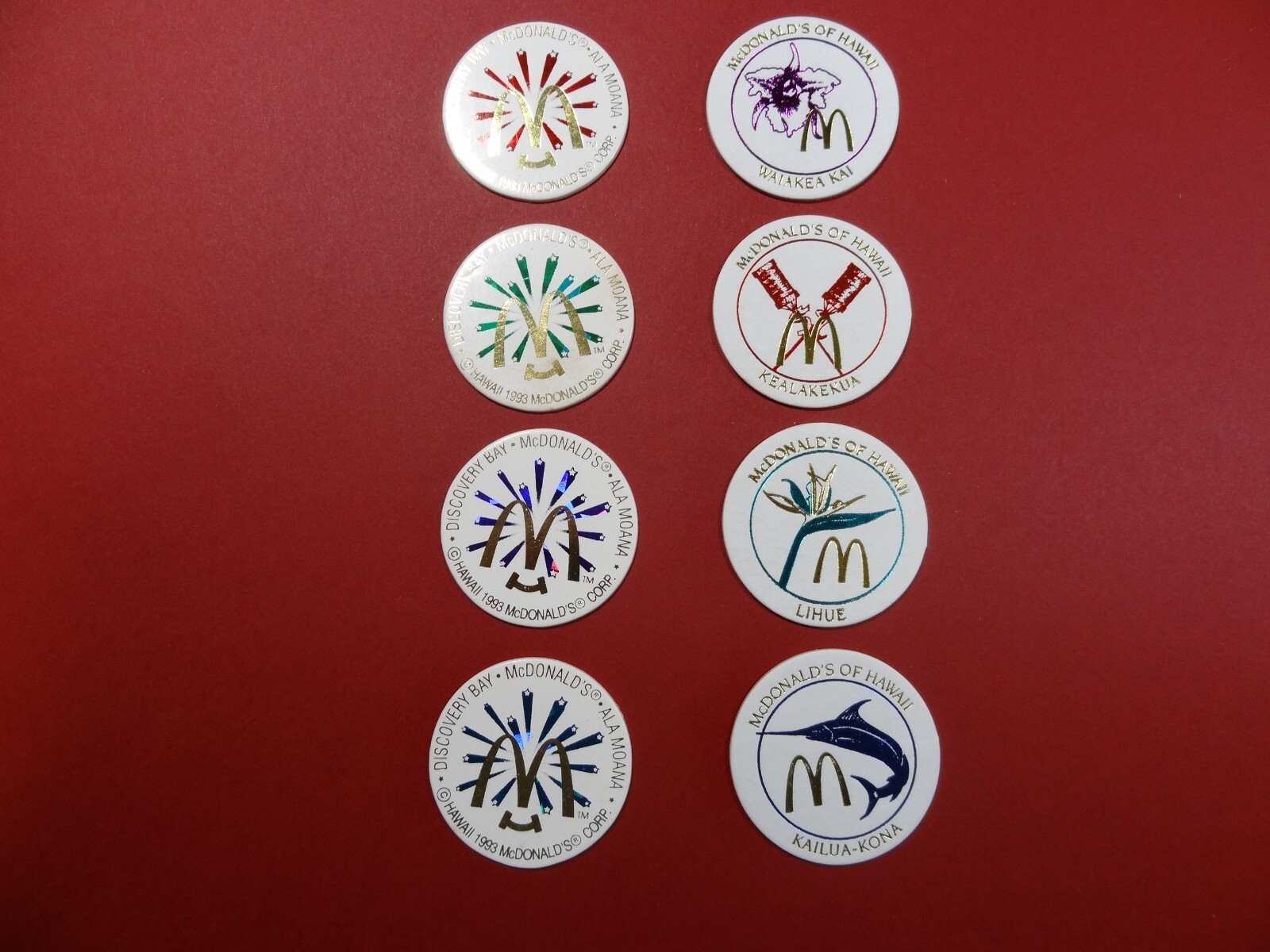 POGS * McDonald’s of Hawaii * Discovery Bay * Kailua-Kona * Lihue * Kealakekua