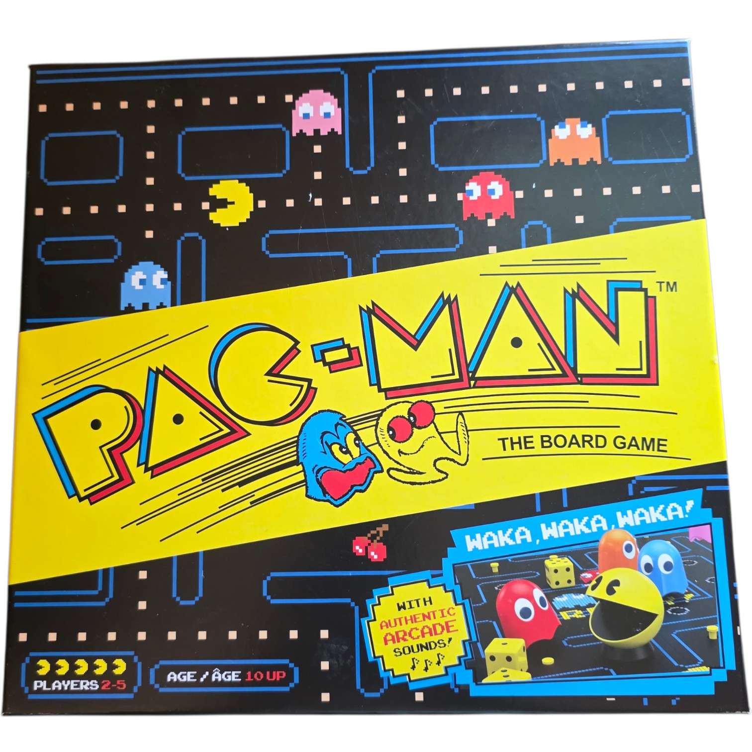 Pac-Man The Board Game Electronic Classic Arcade Sounds Buffalo Games 2-5 Player