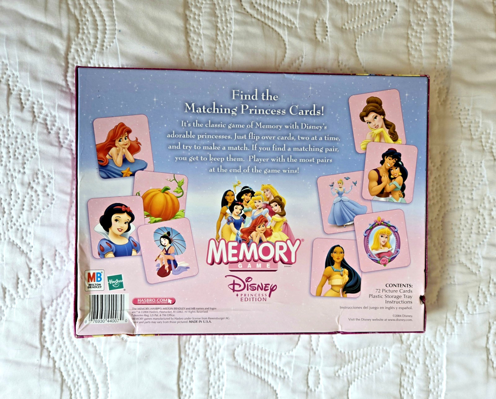 Milton Bradley Disney Princess Edition Memory Game