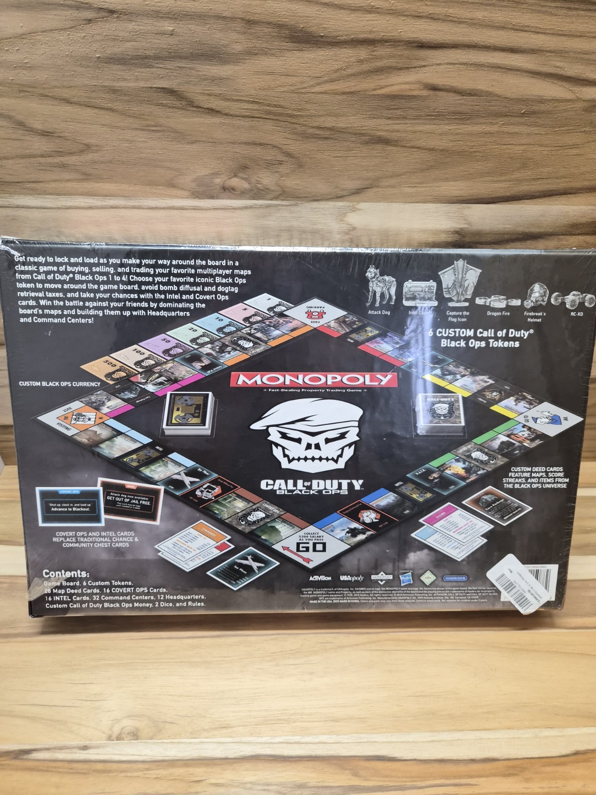 MONOPOLY Call of Duty Black Ops Edition Board Game 2018 Factory Sealed NIB