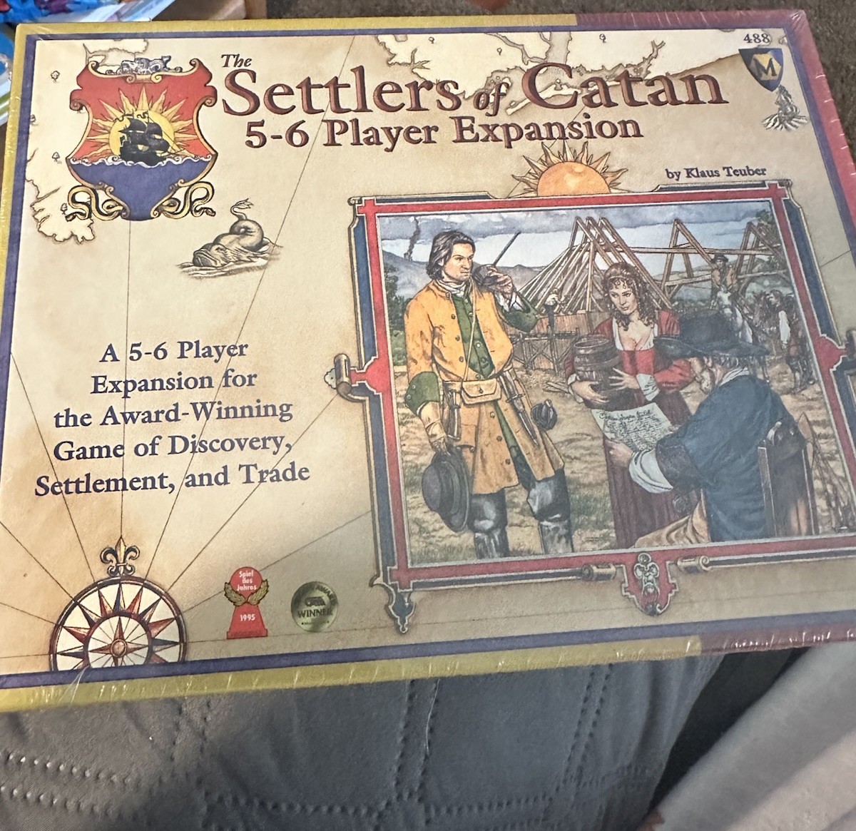 THE SETTLERS OF CATAN 5-6 Player Expansion 1999 #488 Mayfair Games NEW Sealed
