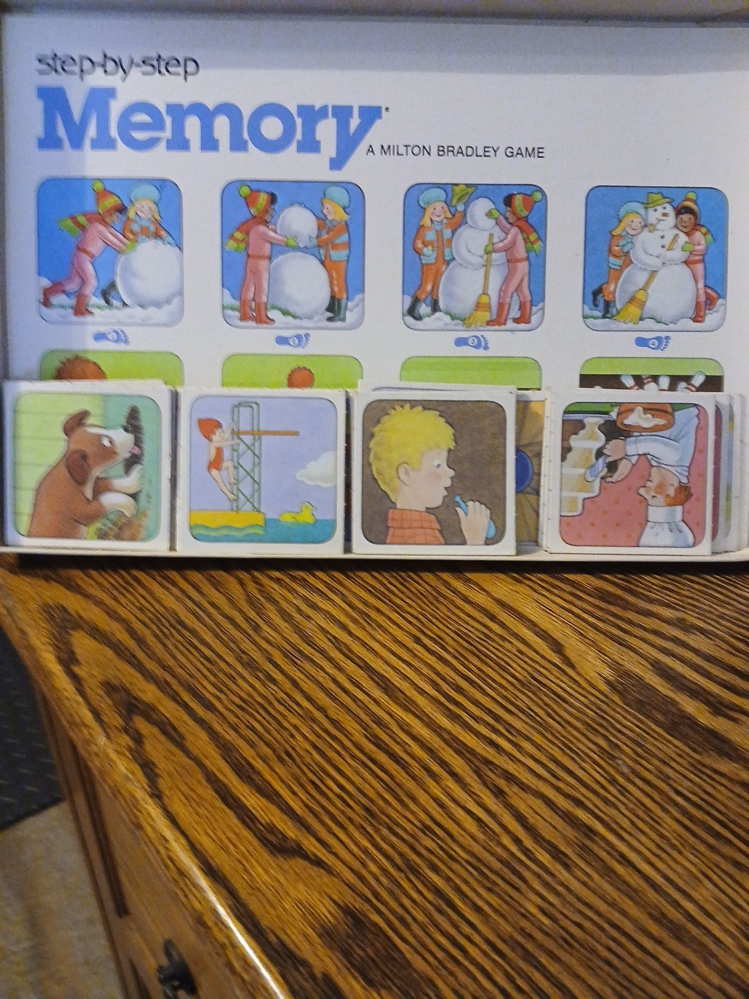 THE ORIGINAL MEMORY GAME VTG Milton Bradley 1986 All 72 Cards w/ Instructions