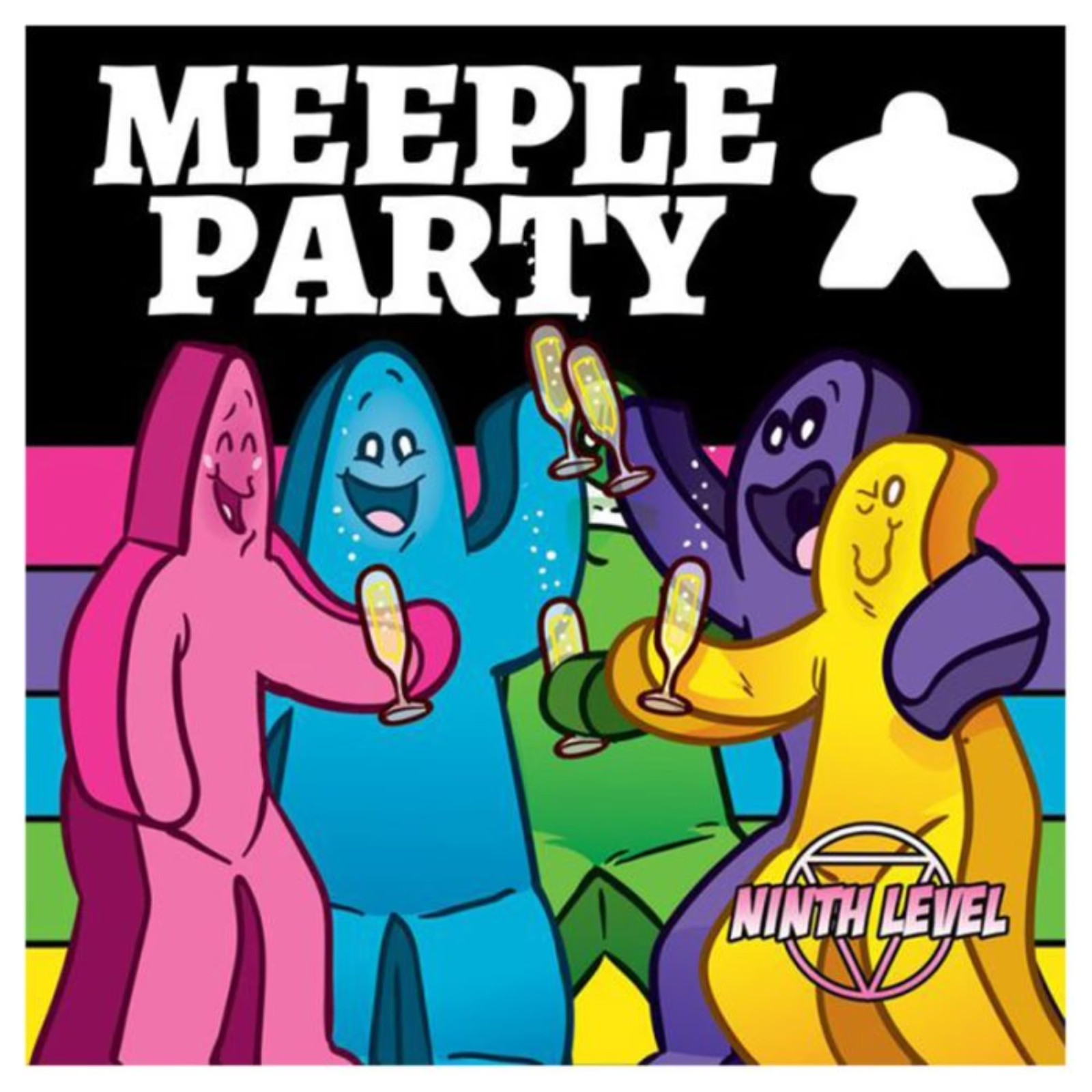 Meeple Party Cooperative Board Game By 9Th Level Games Factory Sealed