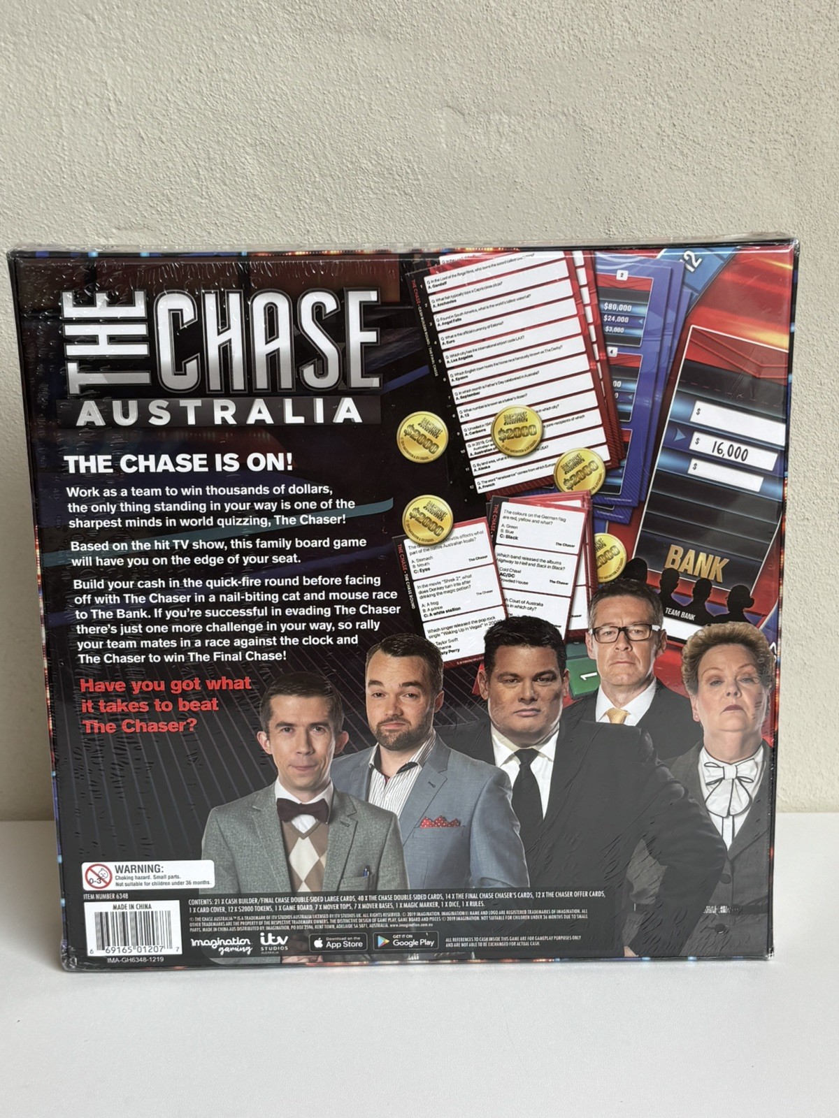 THE CHASE AUSTRALIA BOARD GAME NEW SEALED