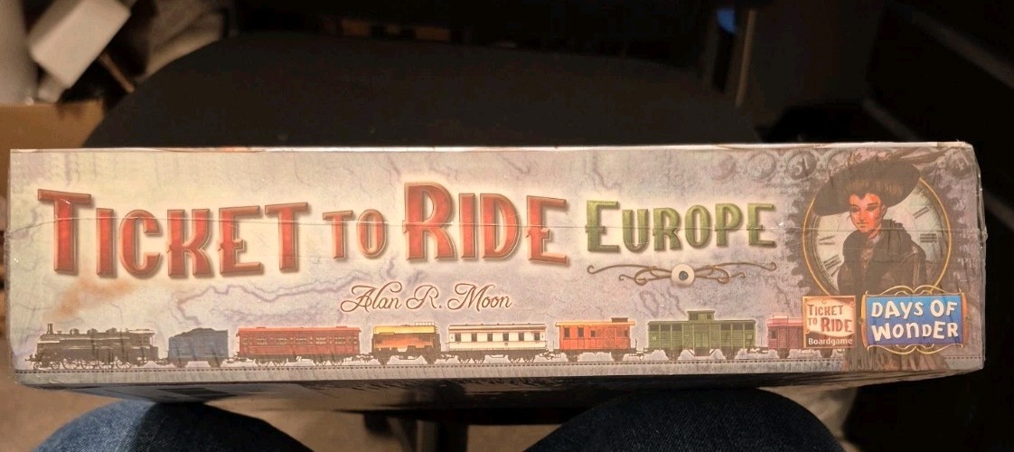 Ticket To Ride Europe Board Game Train Days Of Wonder – New in Box