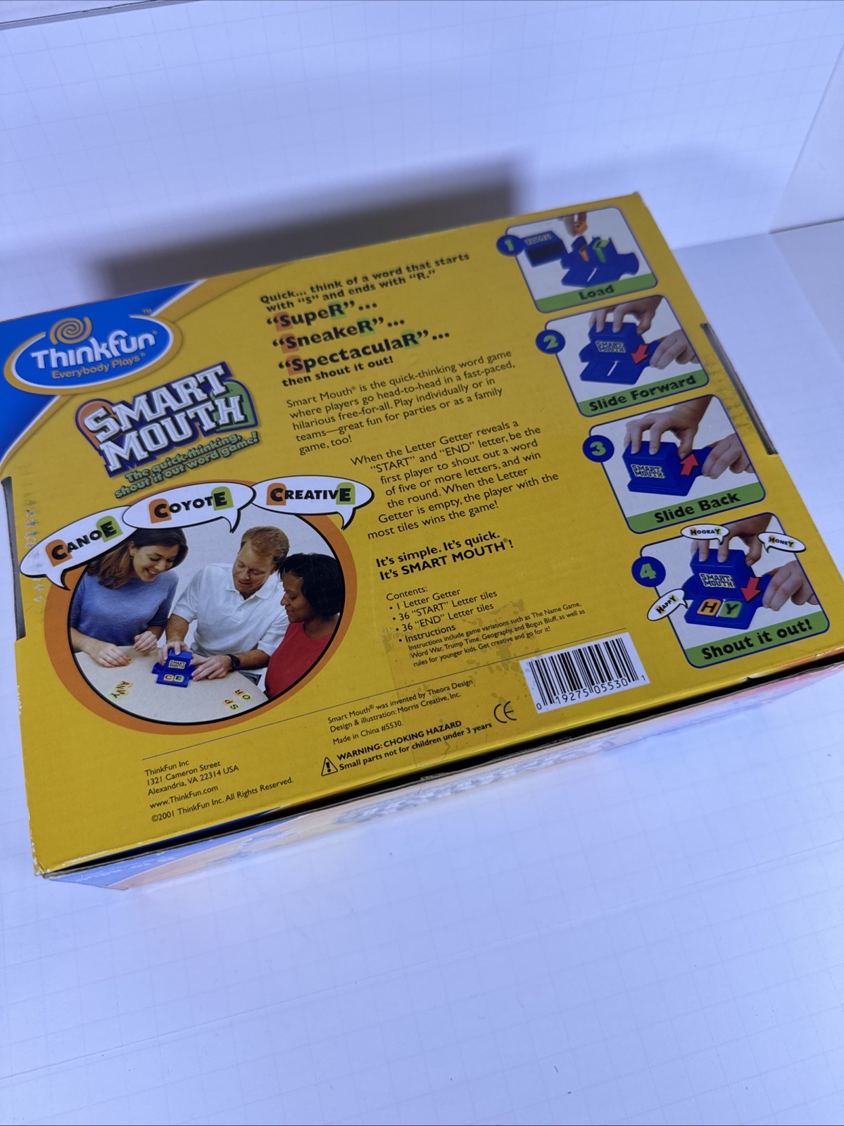 Thinkfun Smart Mouth Quick Thinking Shout It Out WORD GAME 2+ Players