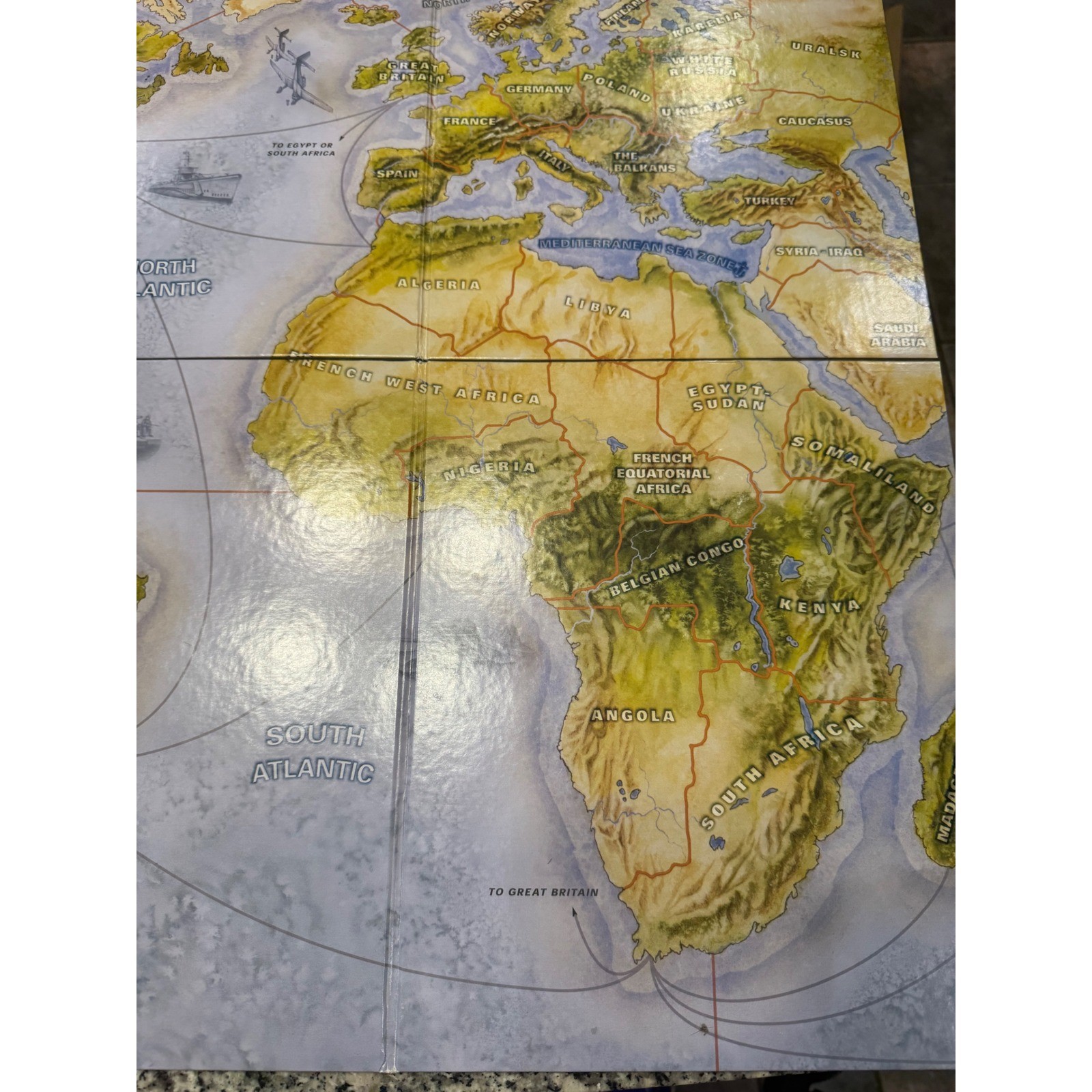 ATTACK! A Game of World Conquest Board Game Eagle Games Ages 10+