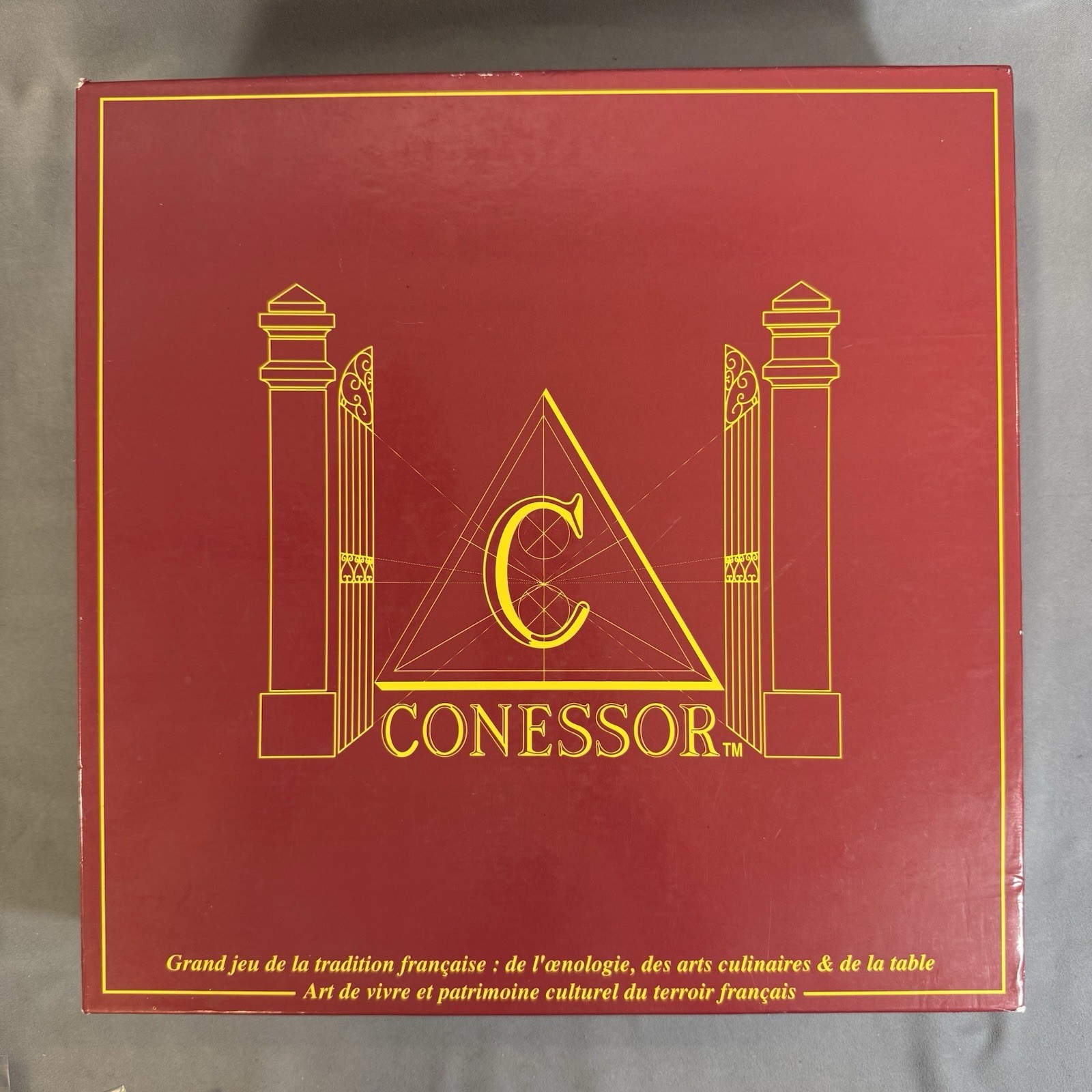 Vintage 1993 French Culture Trivia Board Game CONESSOR – Unplayed Sealed Content