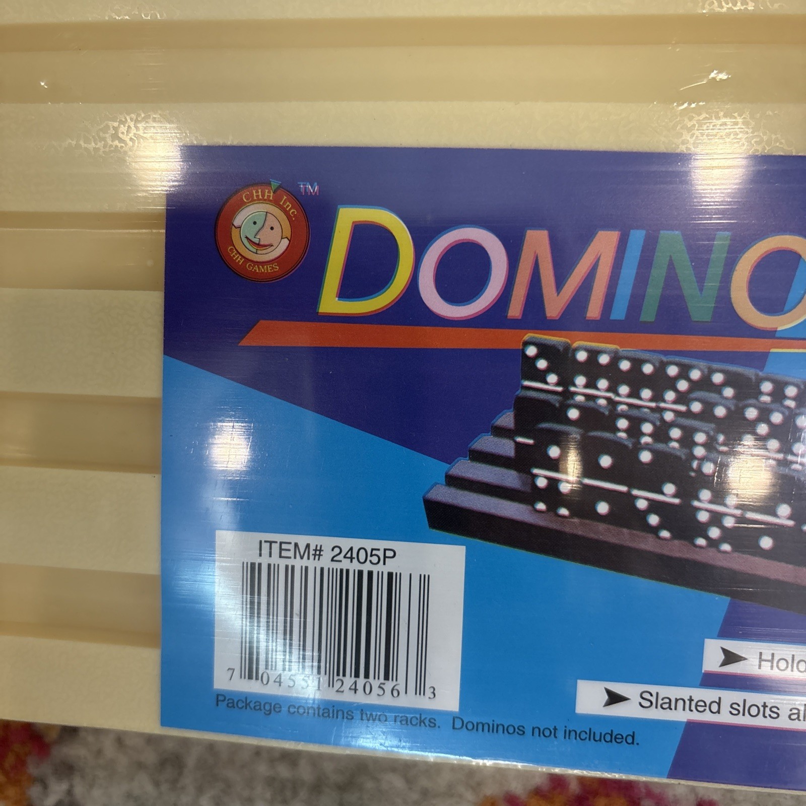 CHH Games Inc Domino Rack 2405P NEW Plastic Holders For 44 Tiles