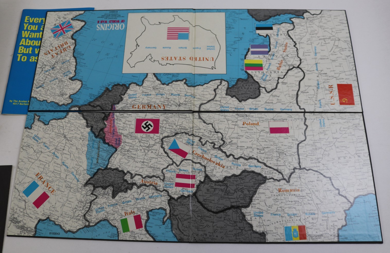 Origins of World War II – 1971 Avalon Hill Bookshelf Game | Vintage Strategy
