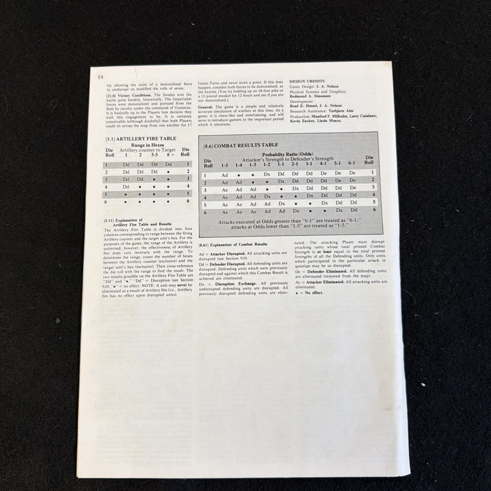 SPI 1976 Breitenfeld Triumph Swedish System Reg:Exclusive Strategy & Tactics #55