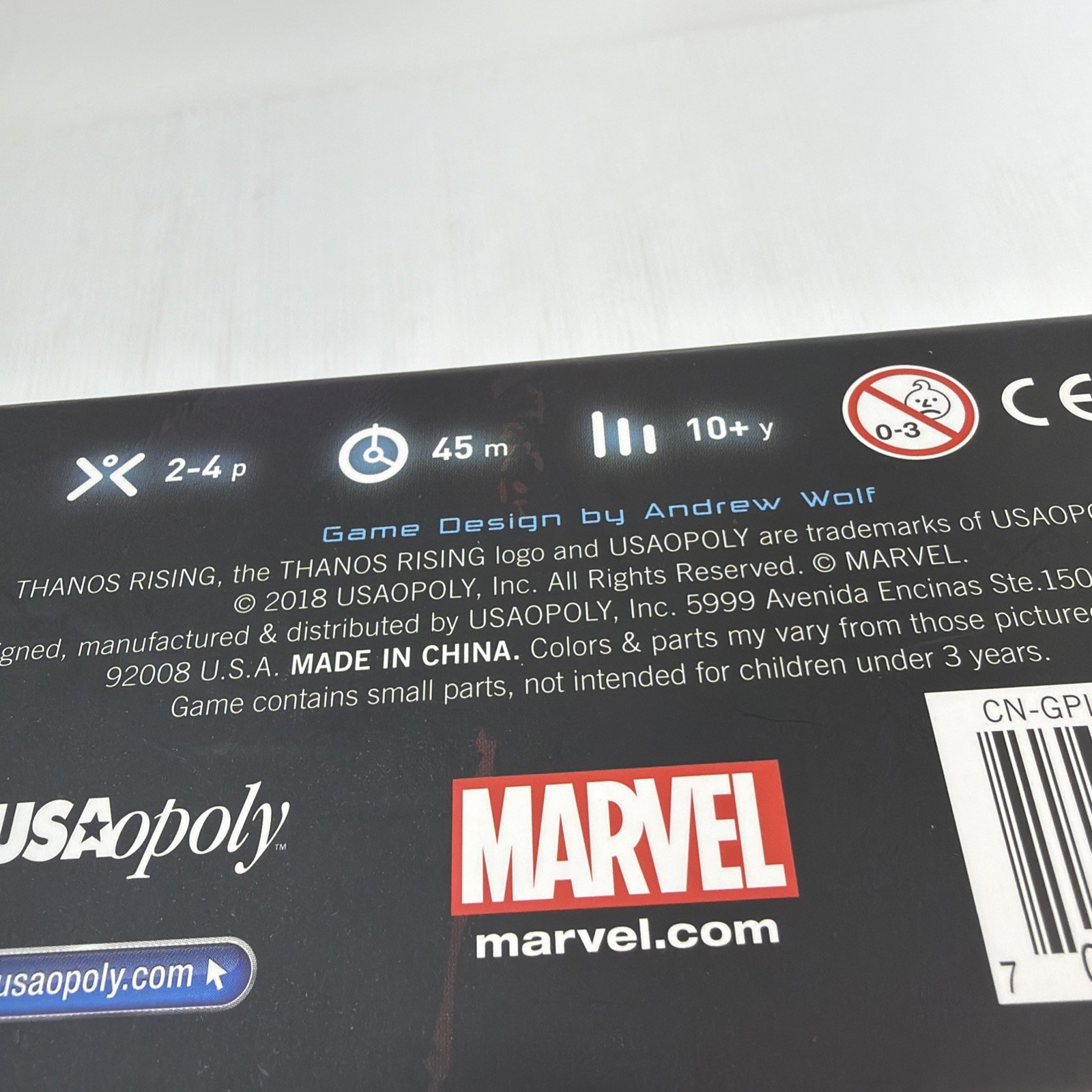 Thanos Rising Avengers Infinity War Board Game Marvel Strategy, 2-4 Players, 10Y