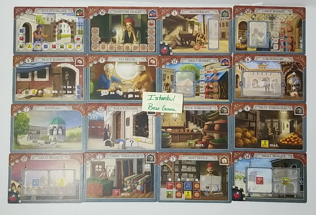 READ – ISTANBUL Base Board Game + Letters & Seals / Mocha & Basheesh Expansions