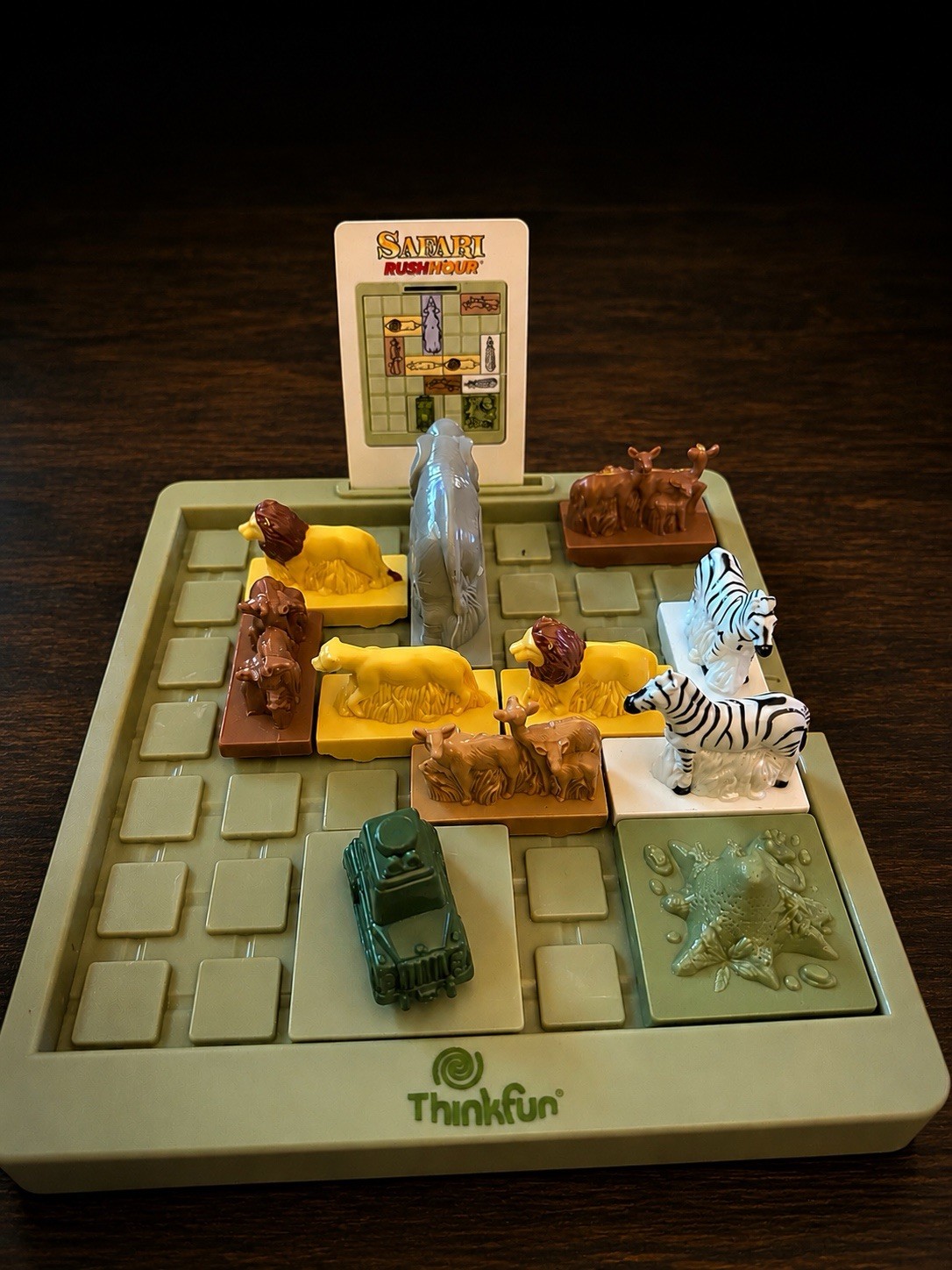Vintage Safari Rush Hour Jungle Escape Game 2007 Challenge Puzzle Complete Read
