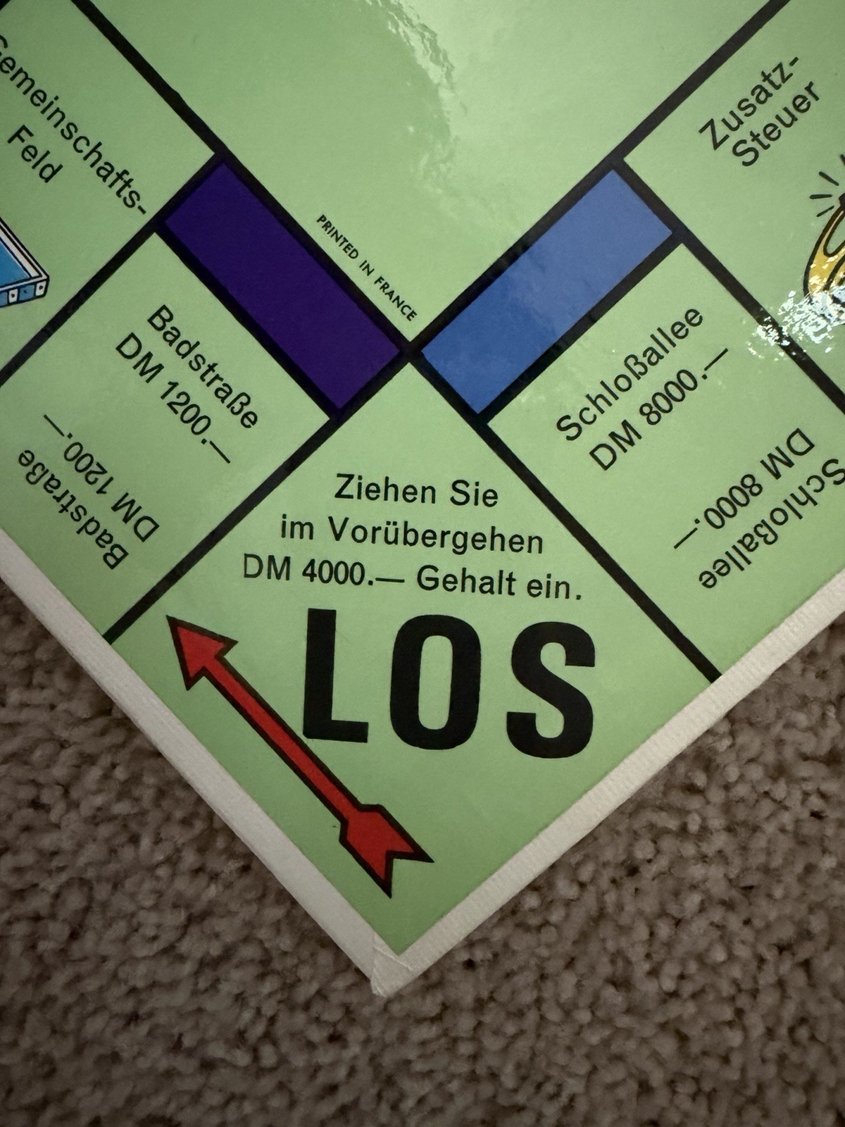 German Monopoly Game Vintage 1973 Carrying Case