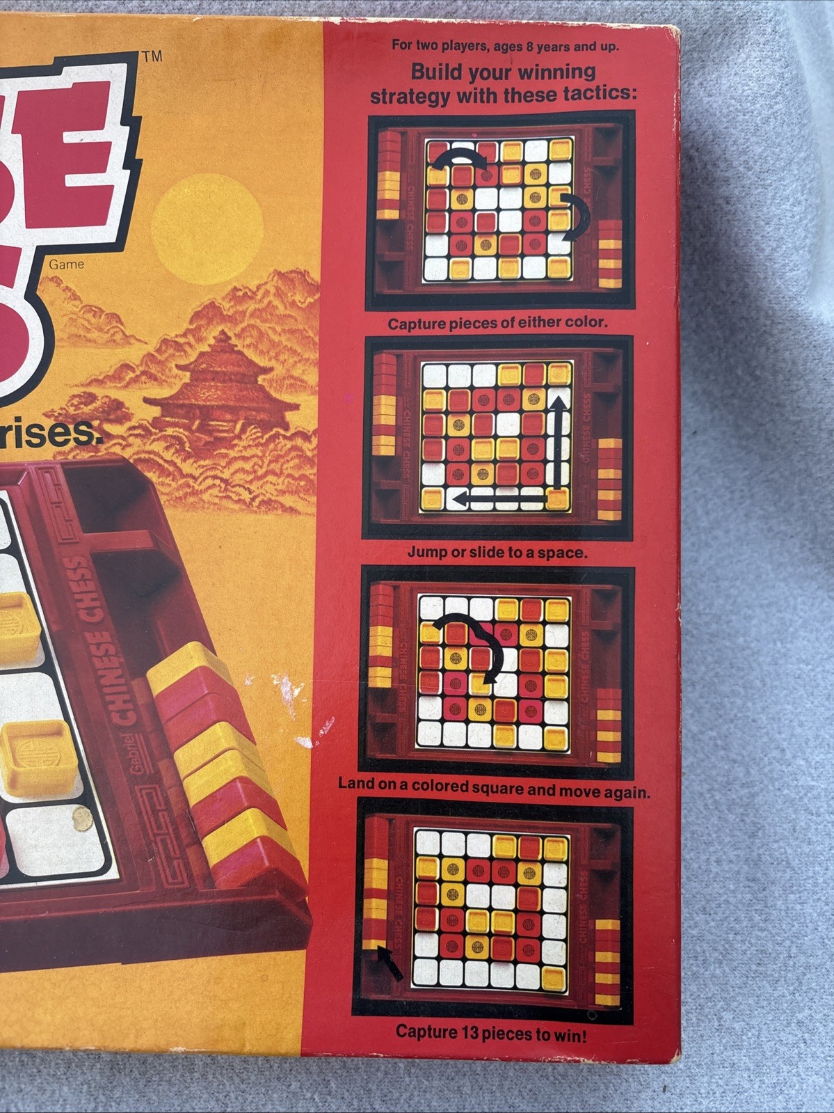 Chinese Chess Game Gabriel COMPLETE 1981 The Game Of A Thousand Surprise Vintage