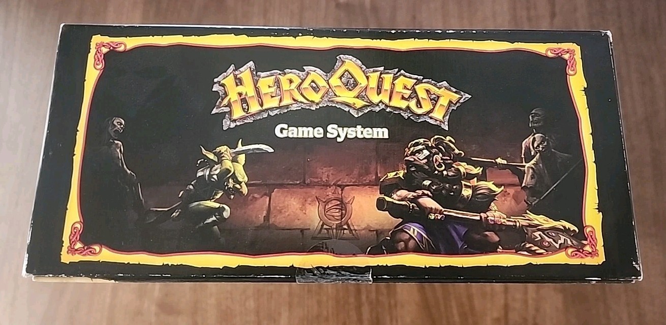 Hasbro Gaming Avalon Hill HeroQuest Game System Tabletop Board Game. DAMAGED BOX