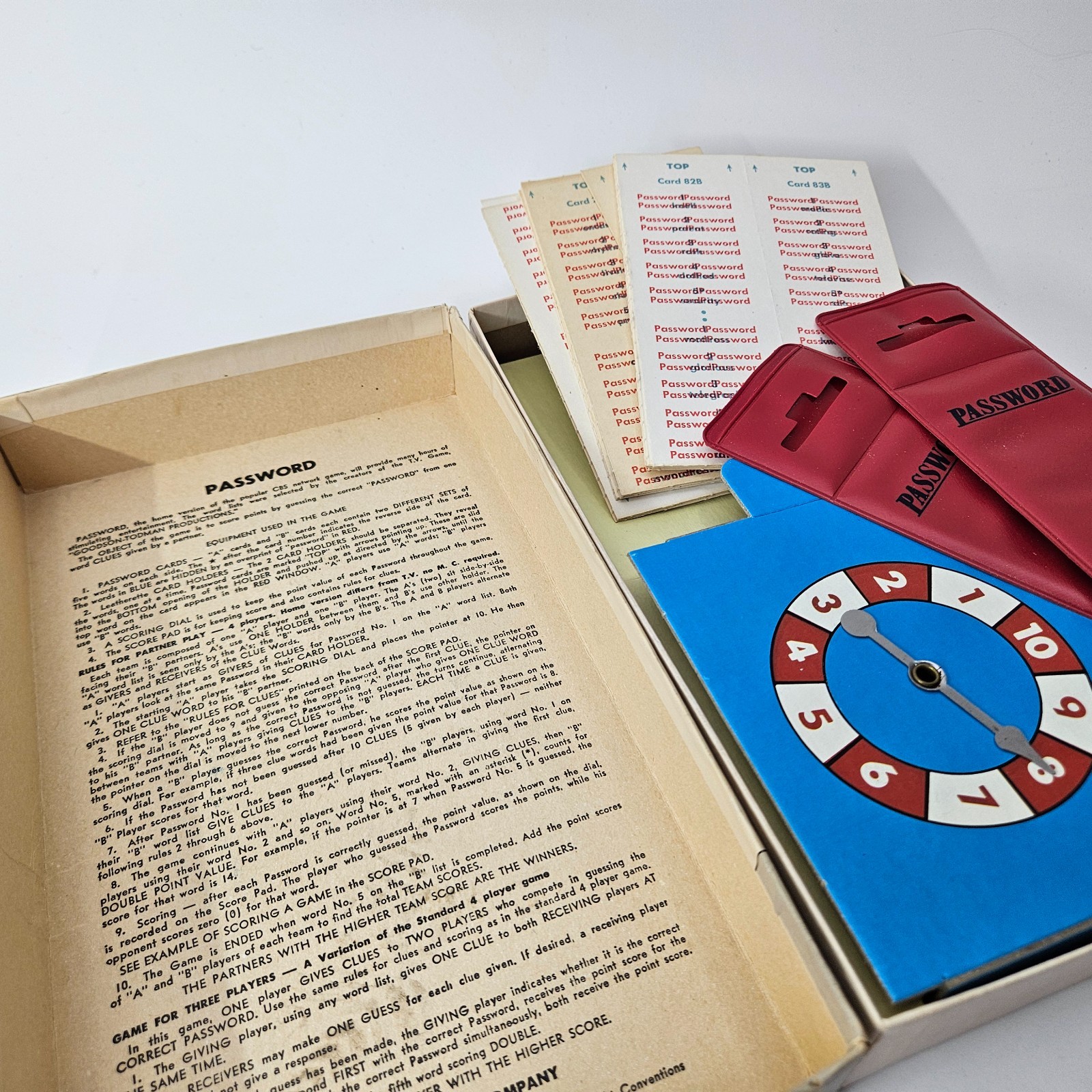 Password Vintage 1966 Milton Bradley 4260 Game Complete Volume 6 Made in USA