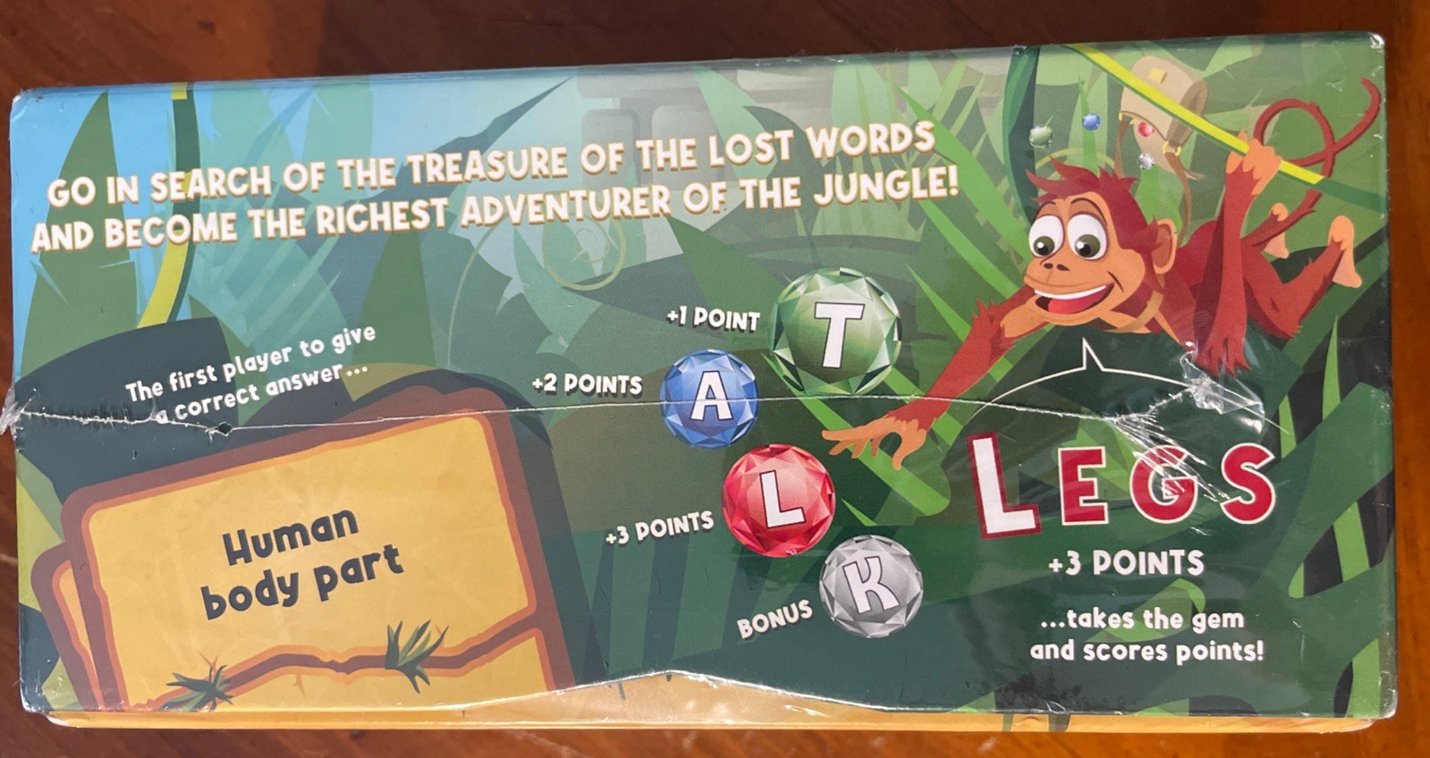 Take Gem All The Quest of the Lost Words Board Game by Savana Family Kids NEW