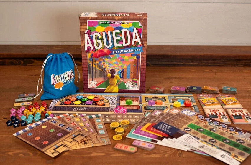 ☂️😊 NEW/SEALED – Agueda : City of Umbrellas board game ☂️😊