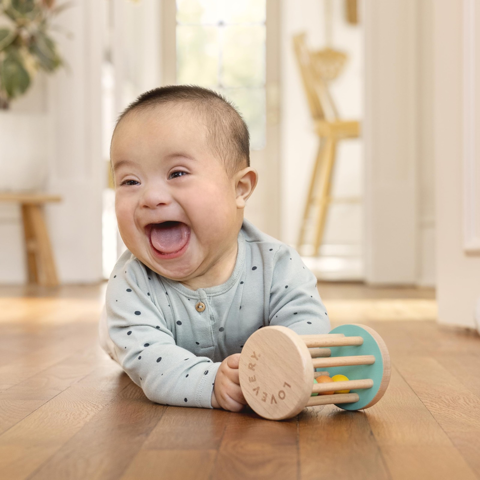 Baby Rattle Montessori Rolling Toy 12 Weeks+ Lovevery Starting infant toddler