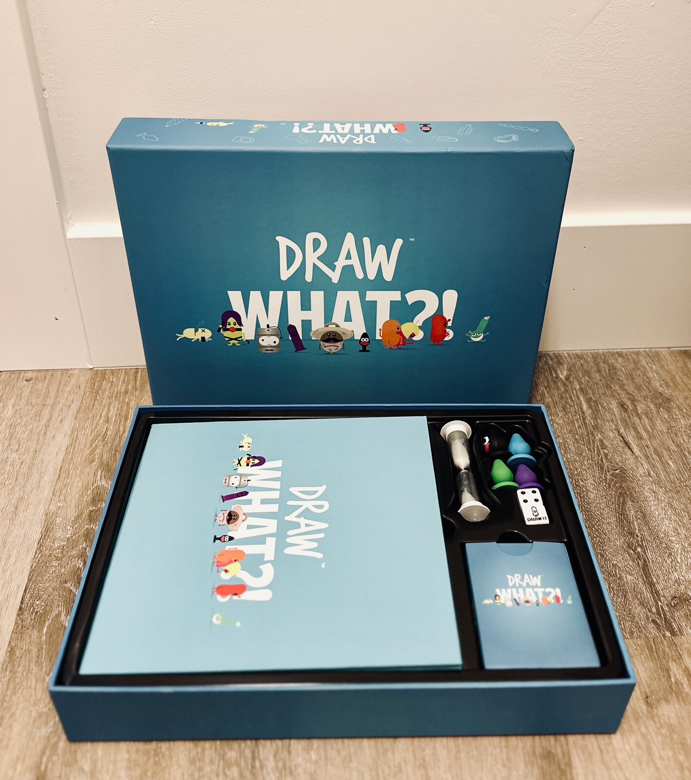 Draw What?! Adult Board Game Ultra Rare. COMPLETE (Used Once)