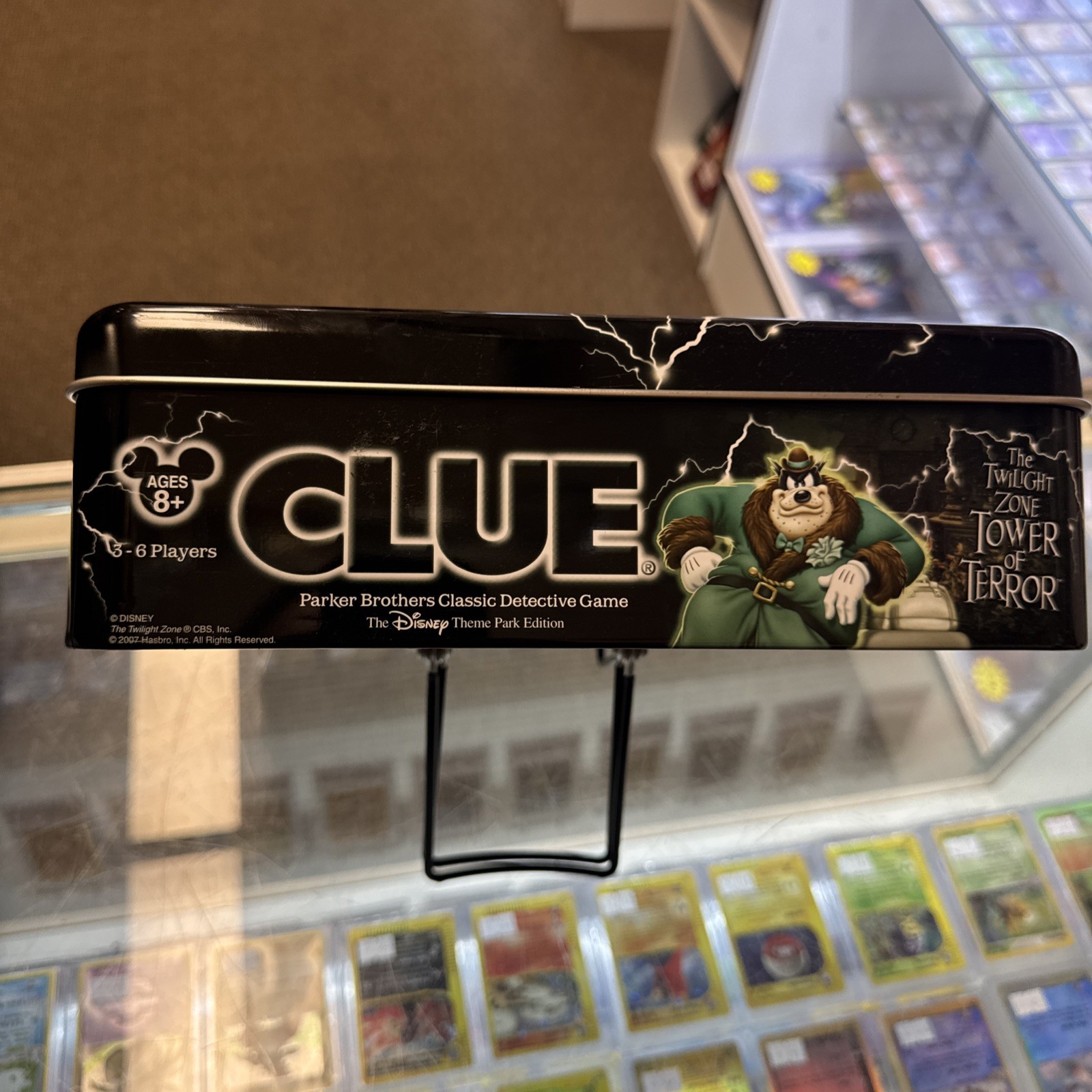 Clue The Twilight Zone Tower of Terror Detective Game Disney Theme Park Tin New