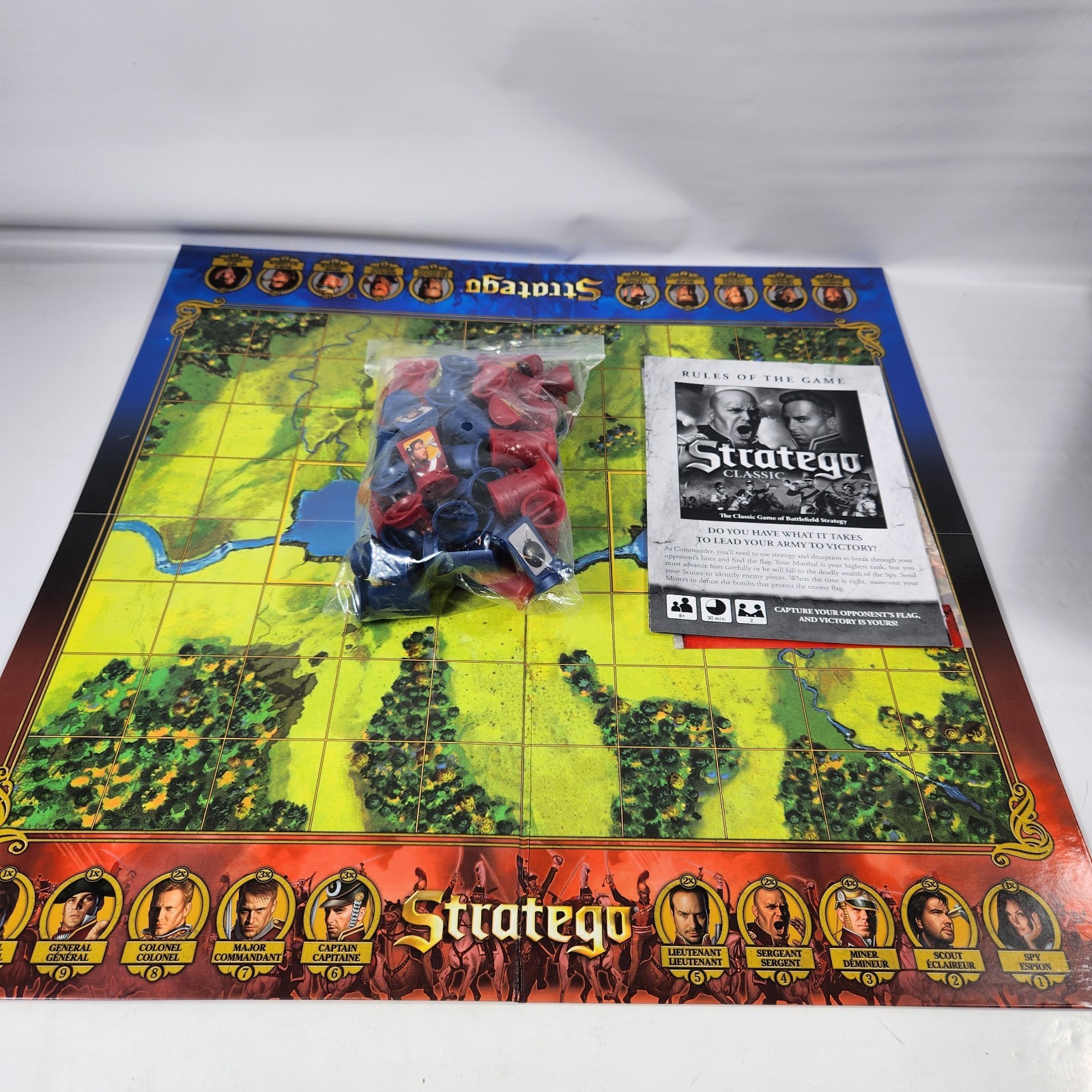 Stratego Classic Board Game Battlefield Strategy by PlayMonster 2016.