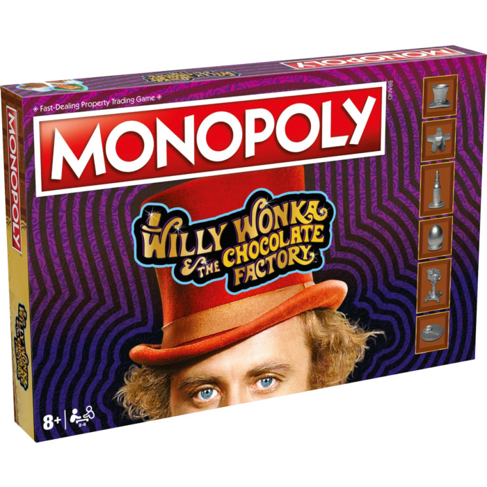 Monopoly – Willy Wonka and The Chocolate Factory Edition Board Game | New